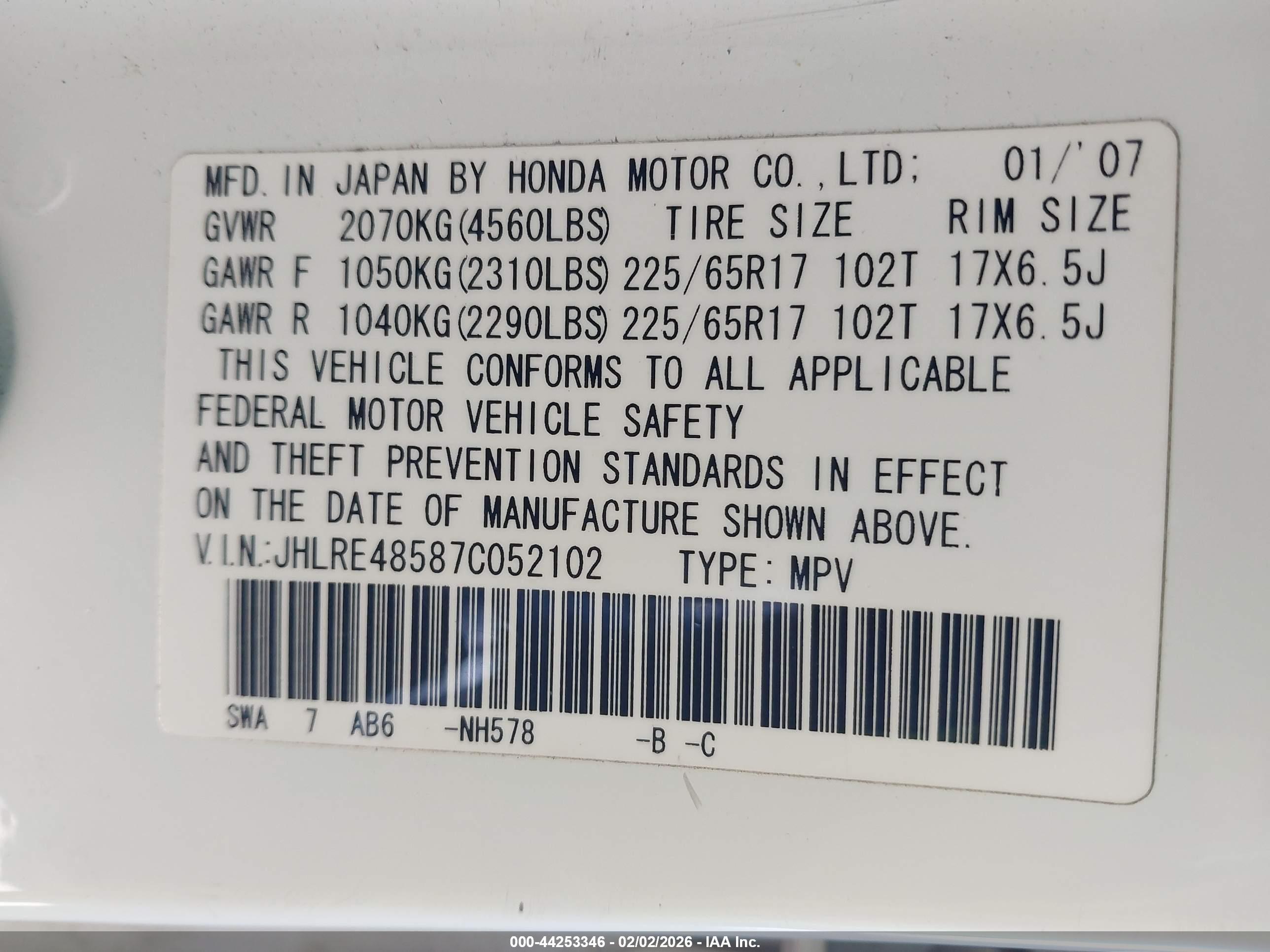 HONDA CR-V image 9