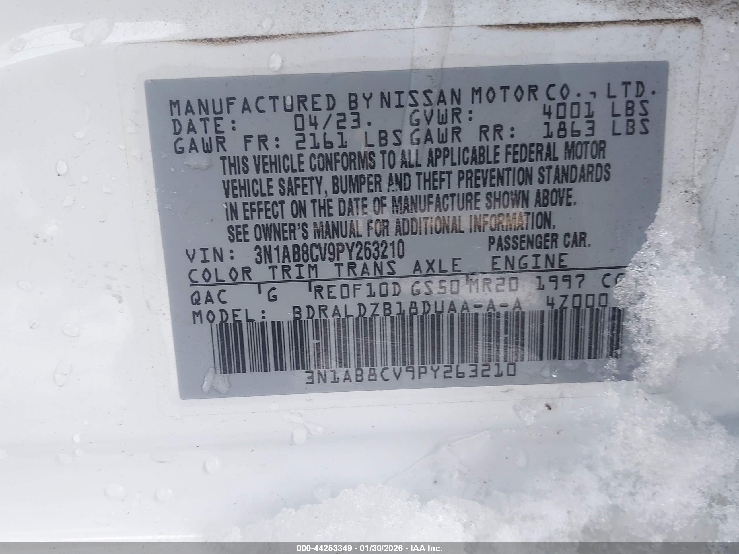 NISSAN SENTRA image 9