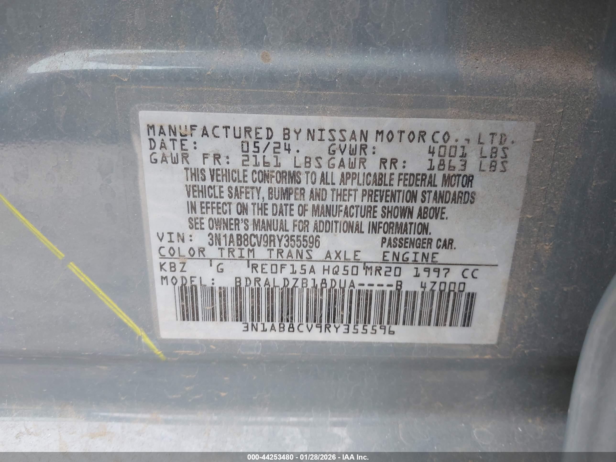 NISSAN SENTRA image 9
