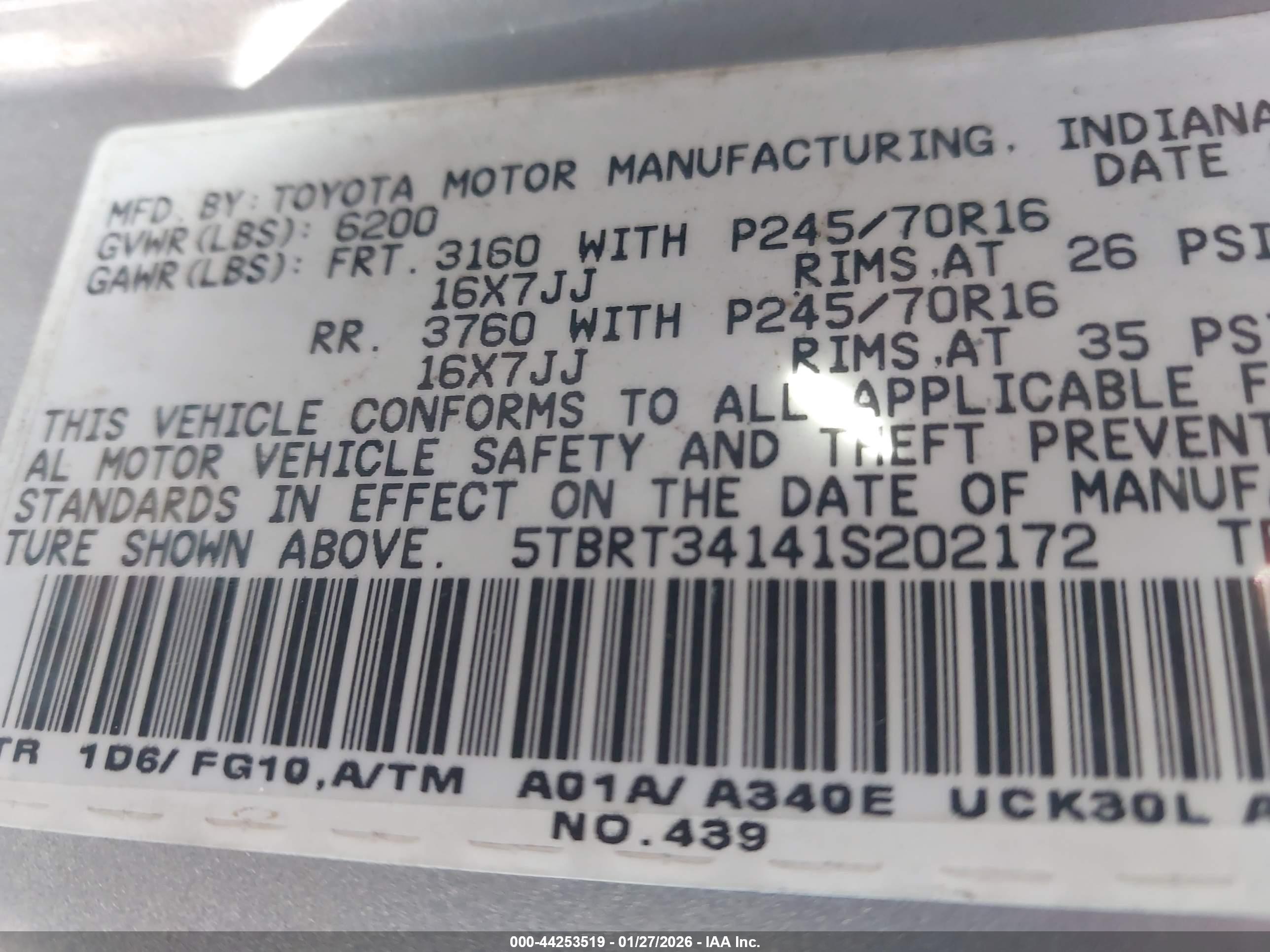 TOYOTA TUNDRA image 9