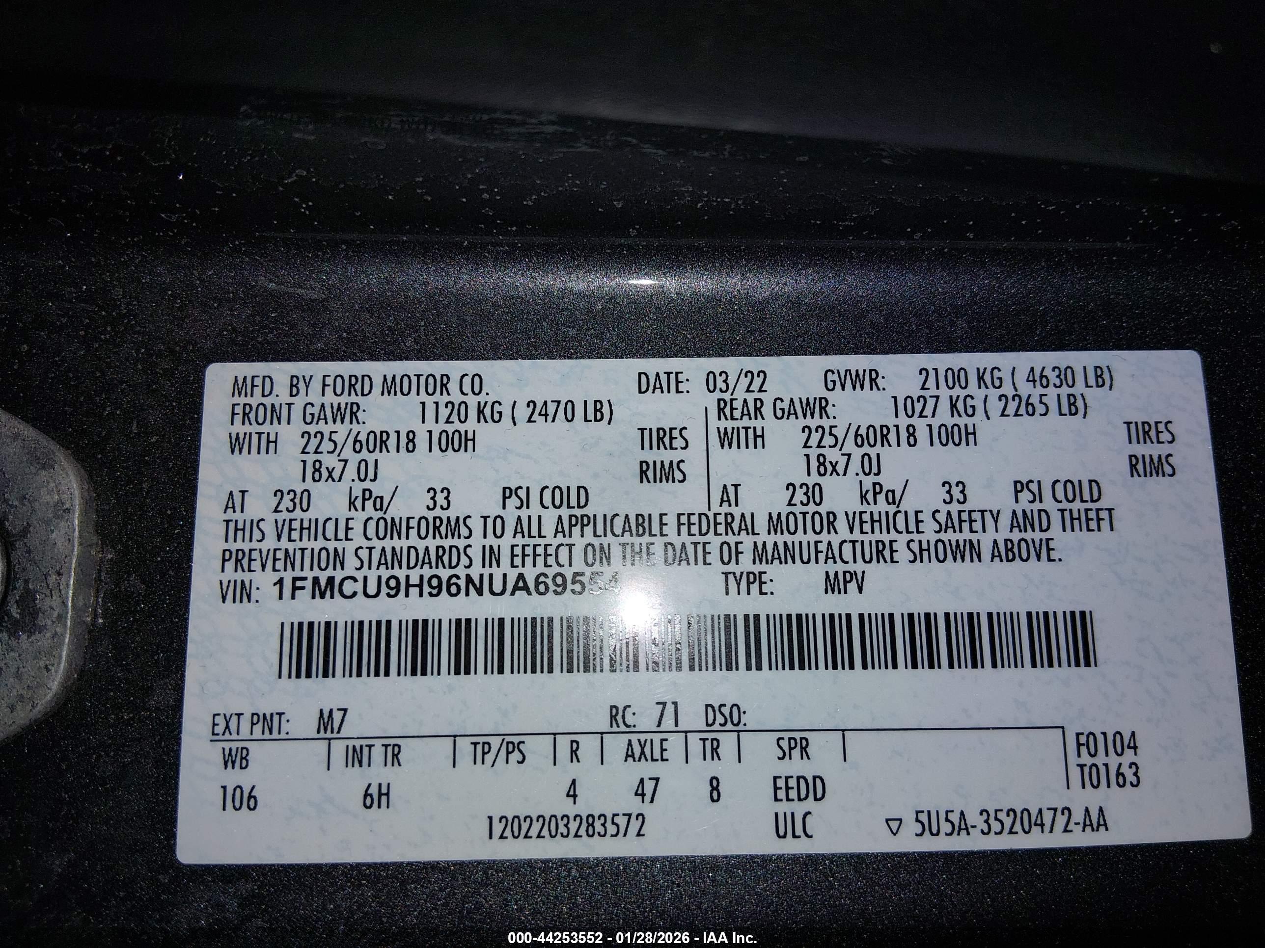 FORD ESCAPE image 9