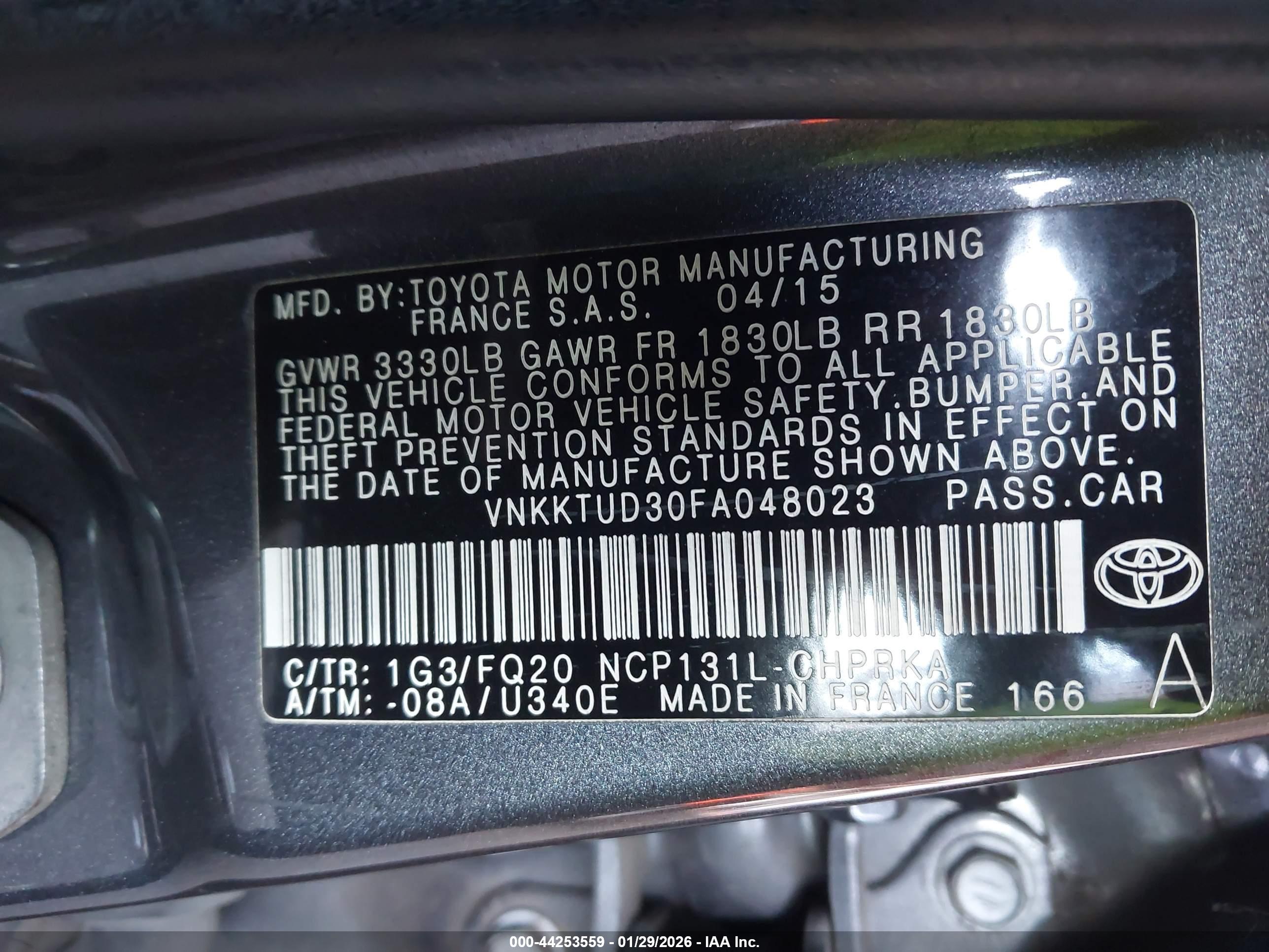 TOYOTA YARIS image 9