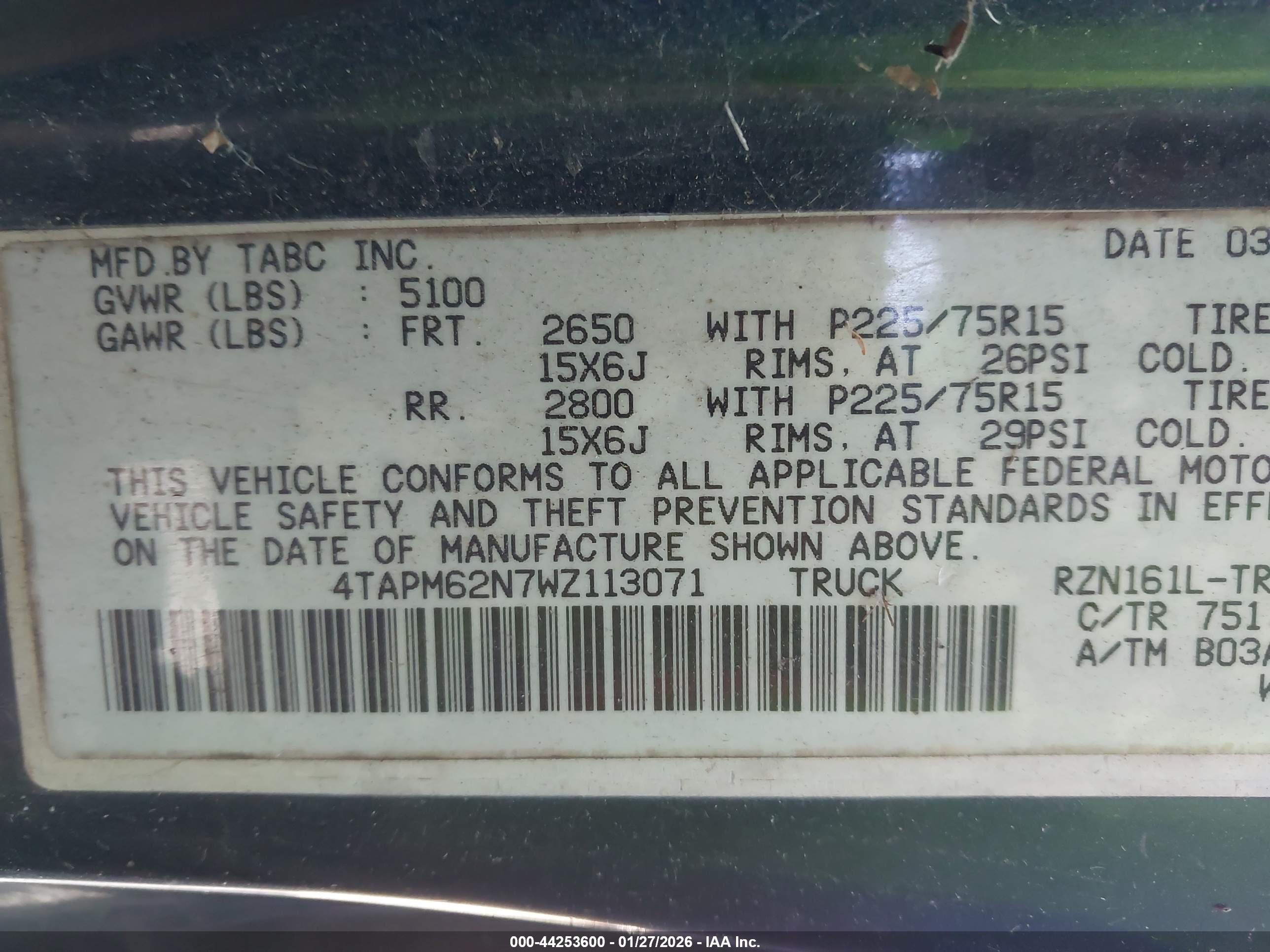 TOYOTA TACOMA image 9