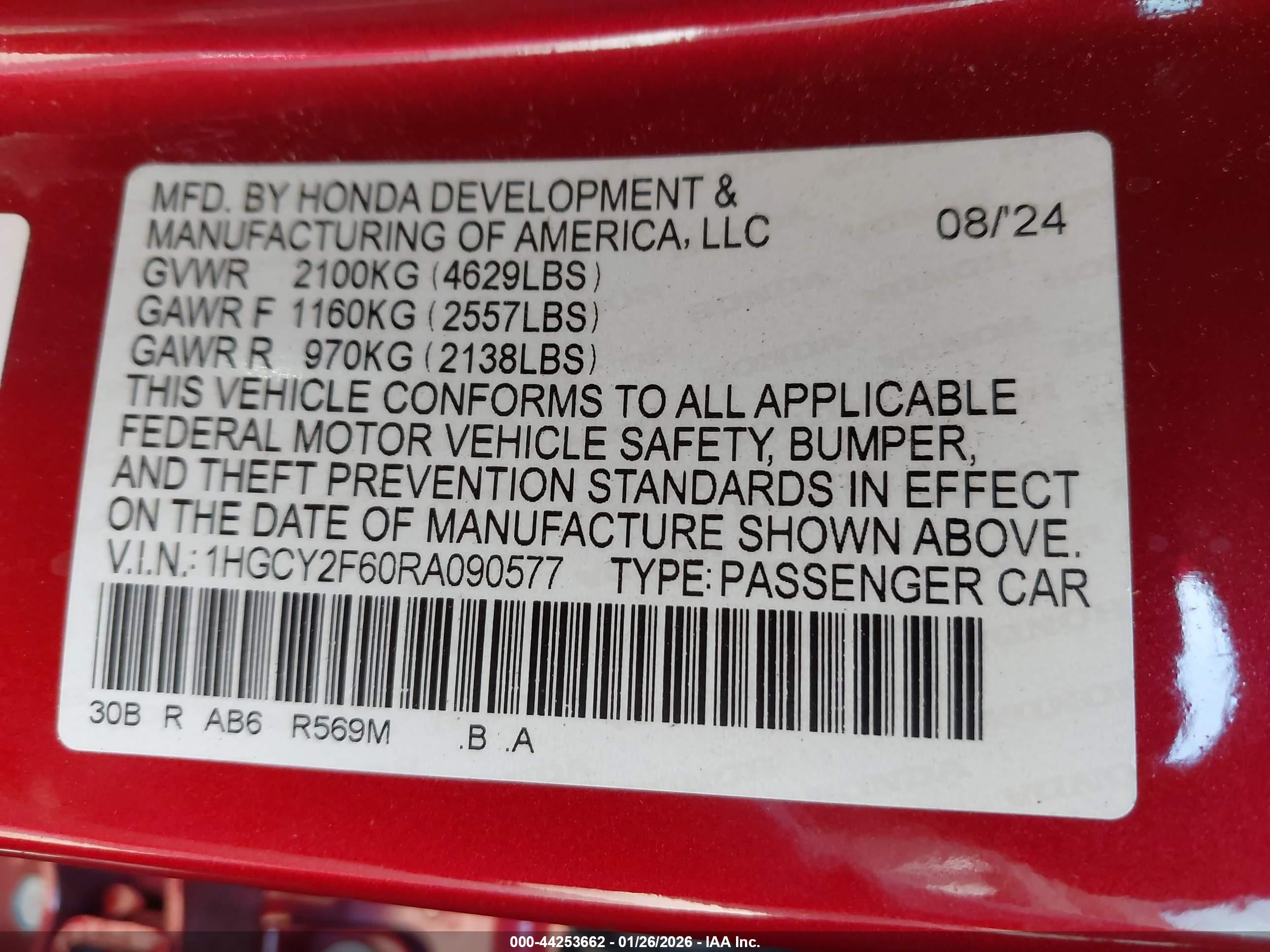 HONDA ACCORD image 9