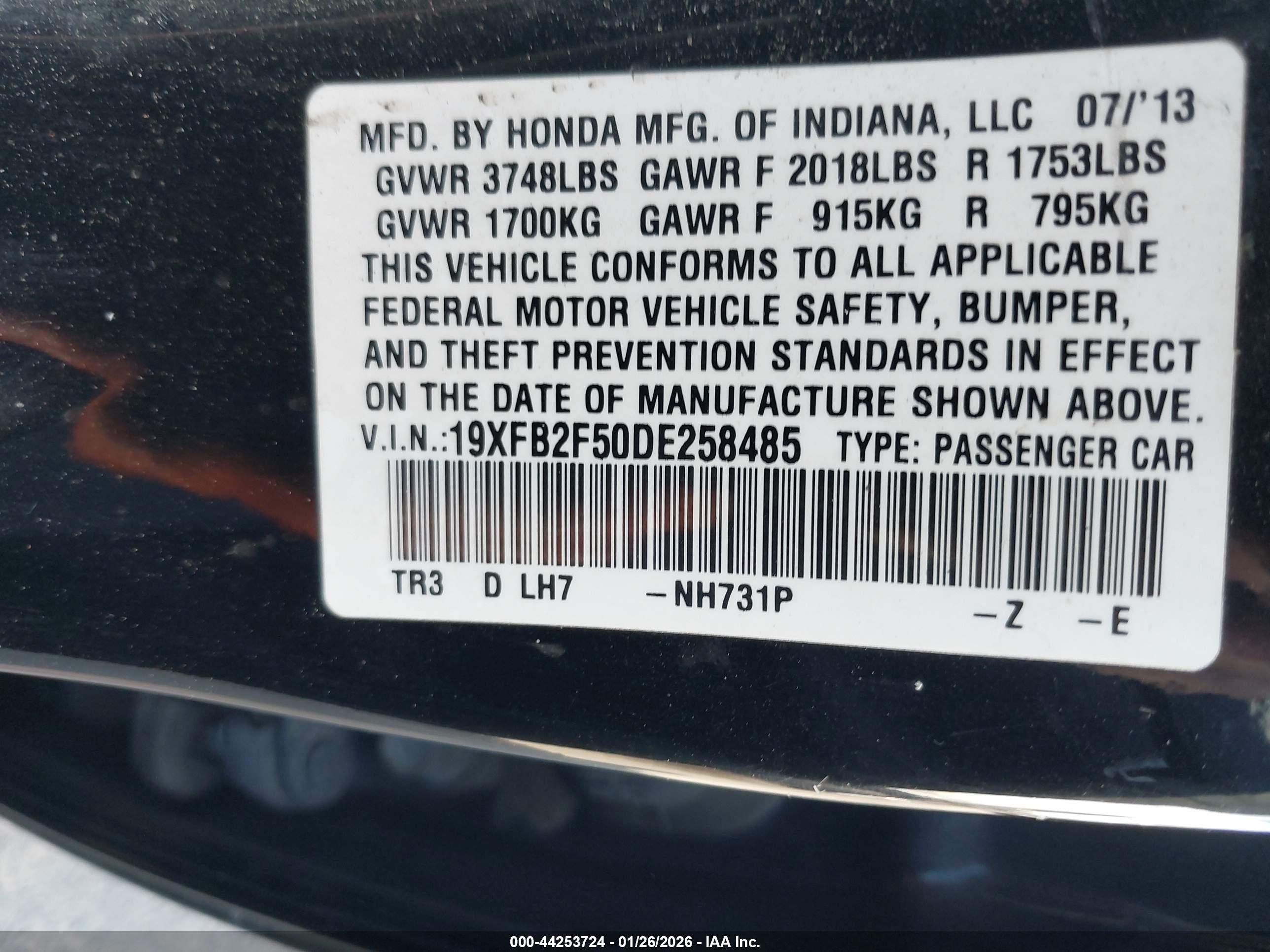 HONDA CIVIC image 9