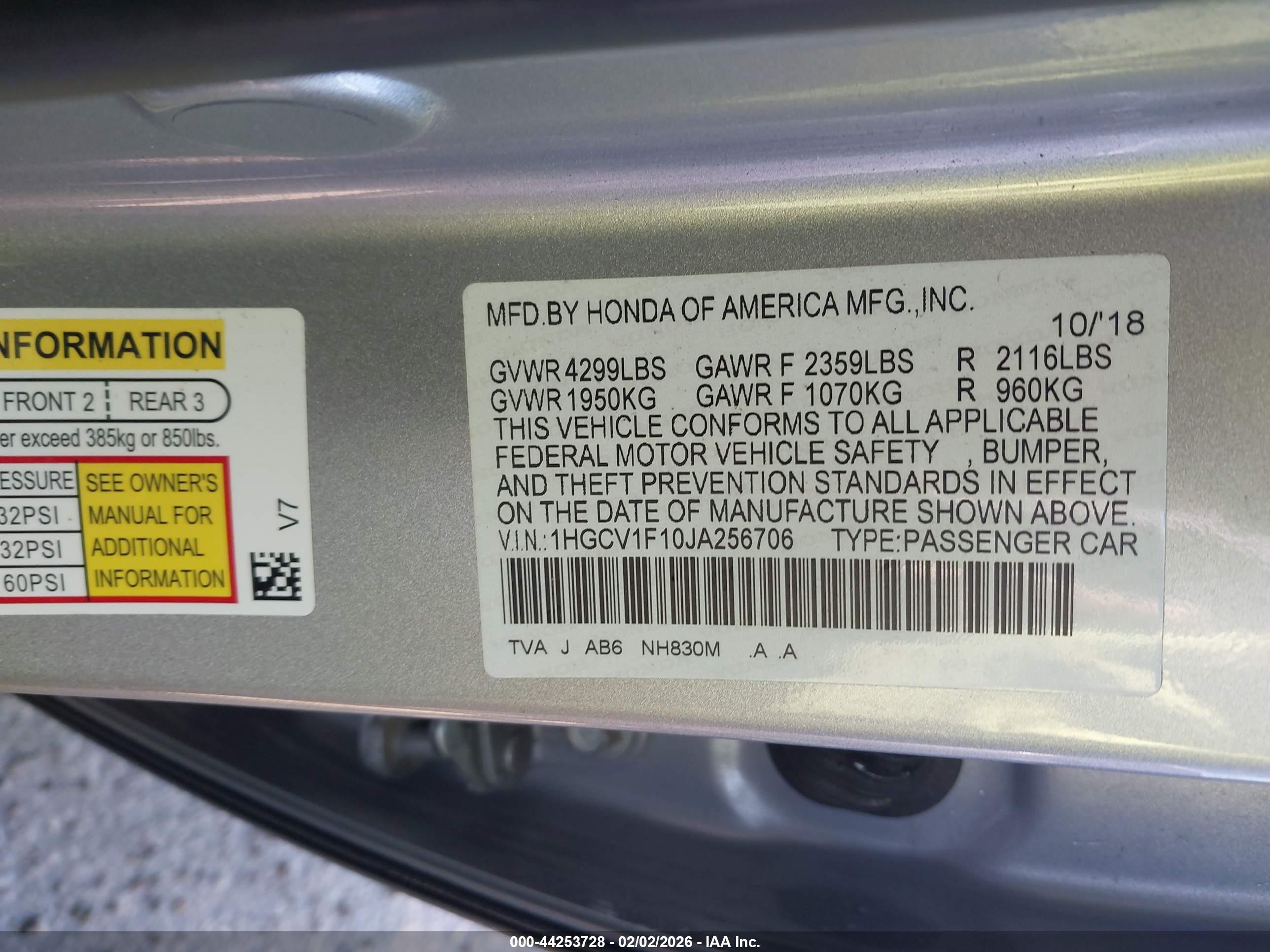 HONDA ACCORD image 9