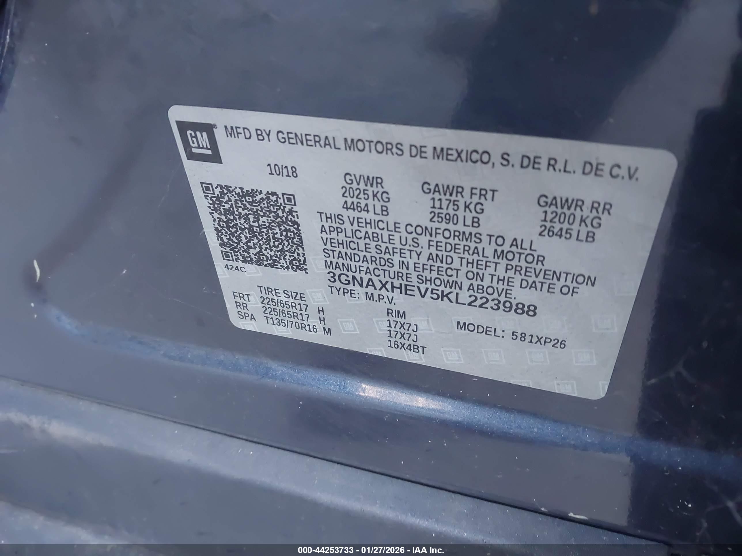 CHEVROLET EQUINOX image 9