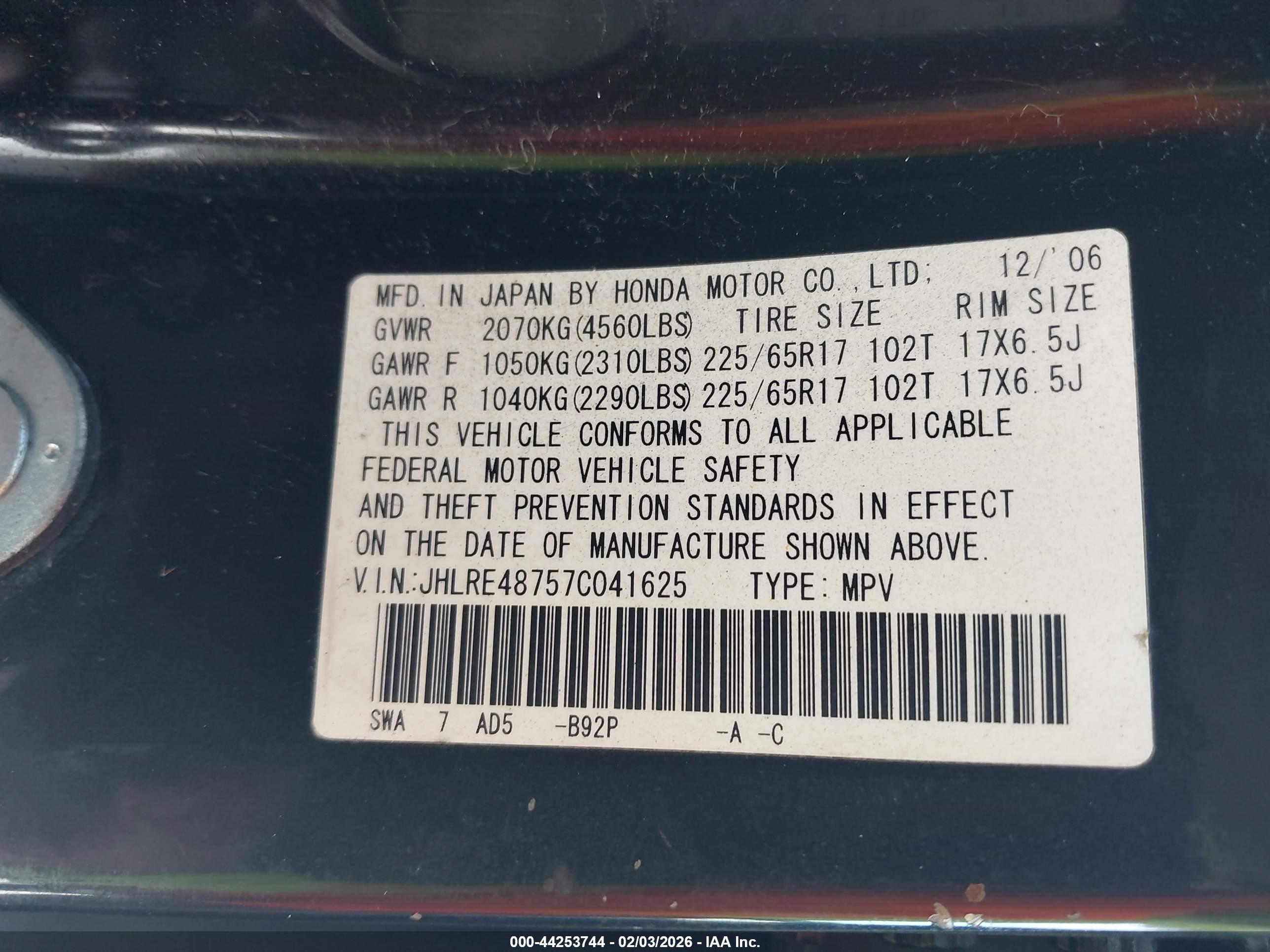 HONDA CR-V image 9