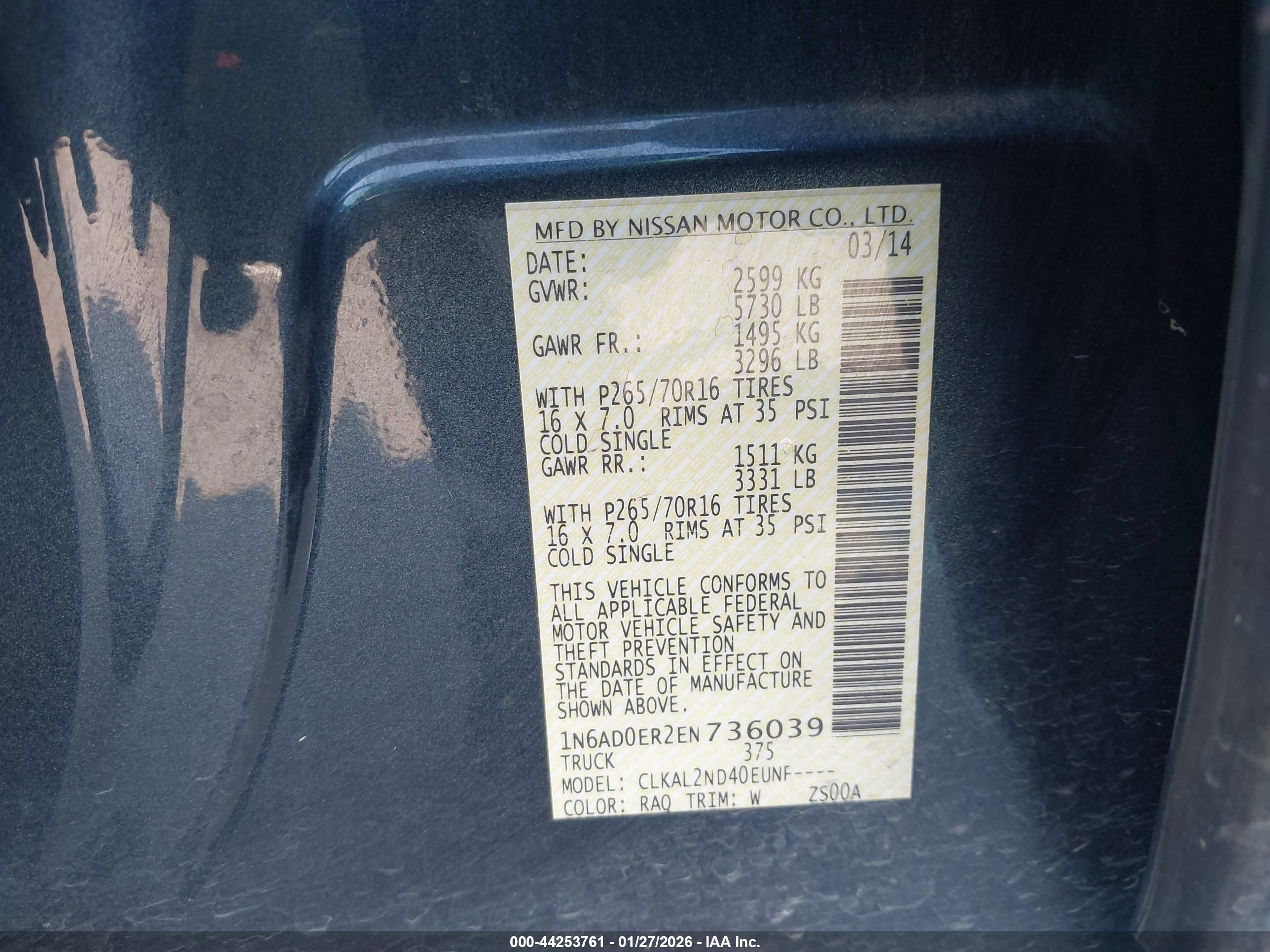 NISSAN FRONTIER image 9