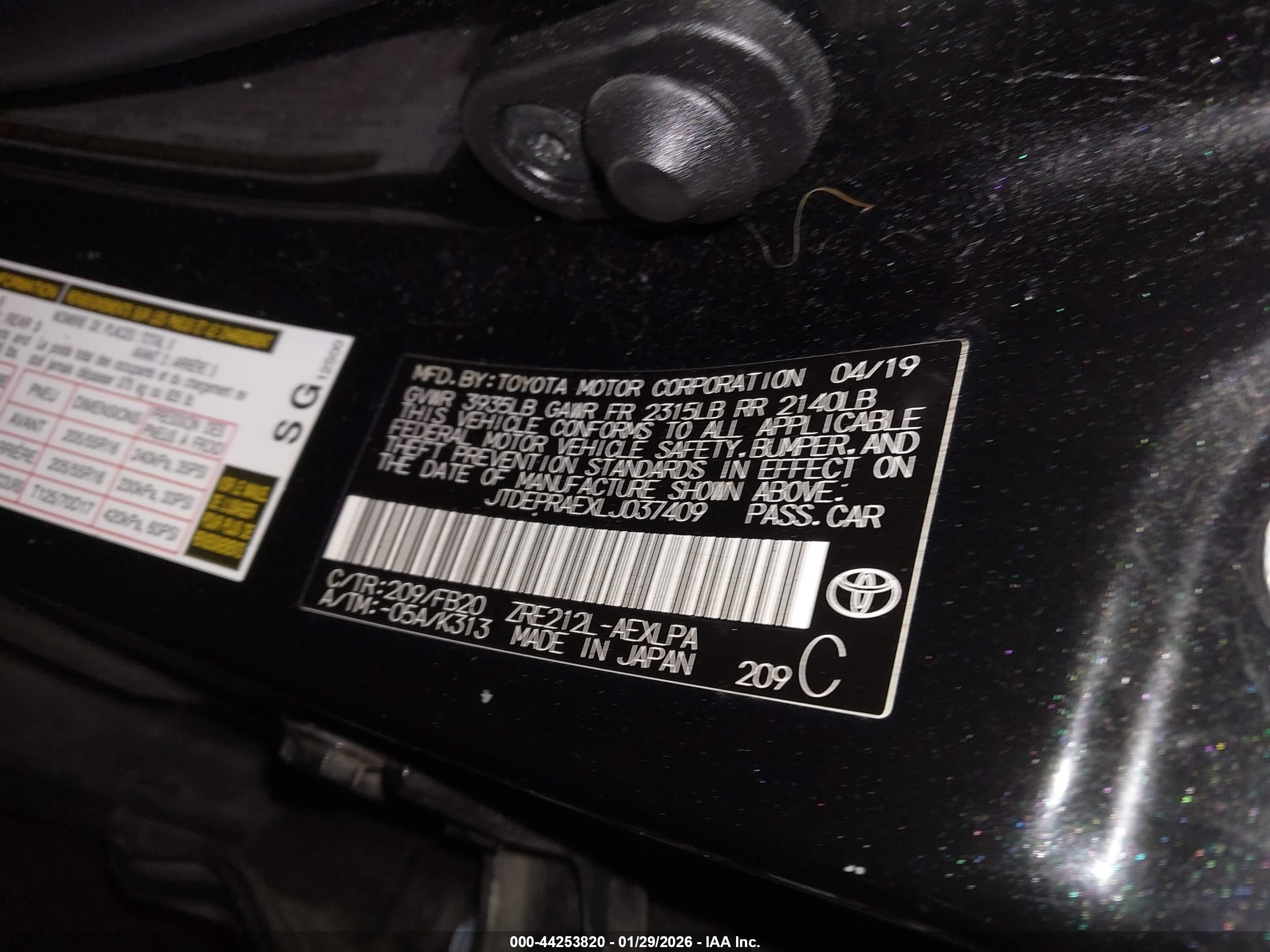 TOYOTA COROLLA image 9