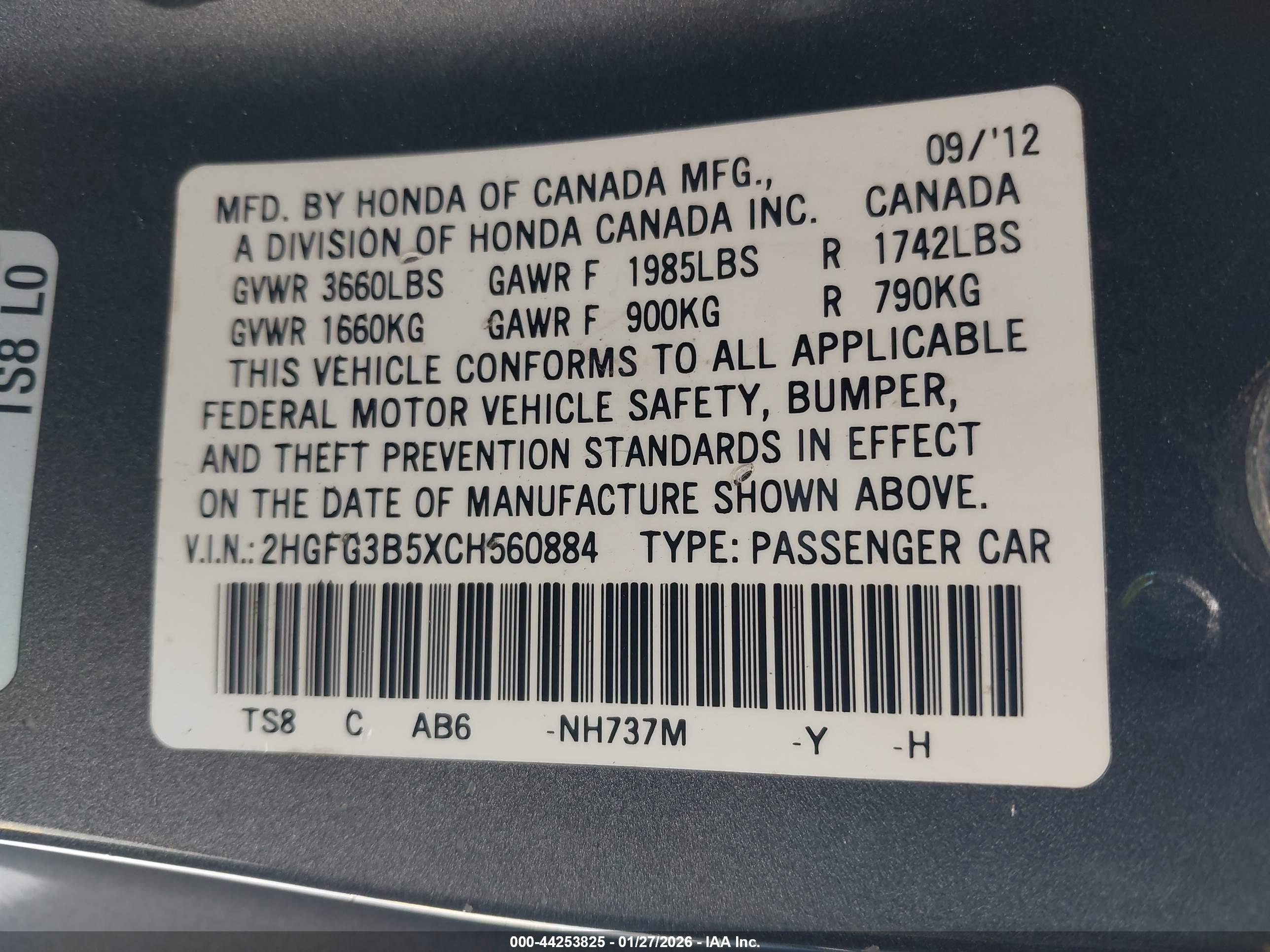 HONDA CIVIC image 9