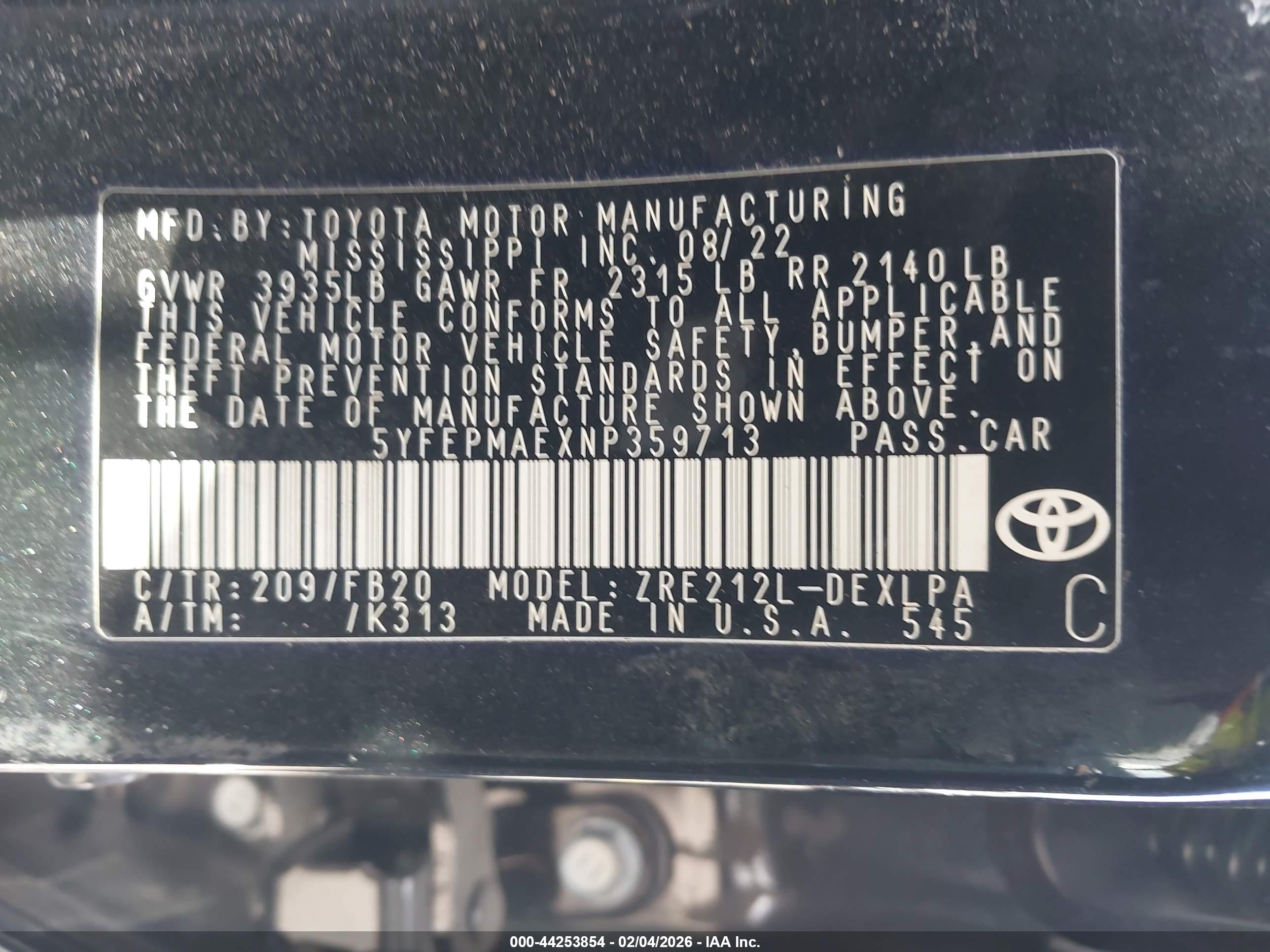 TOYOTA COROLLA image 9
