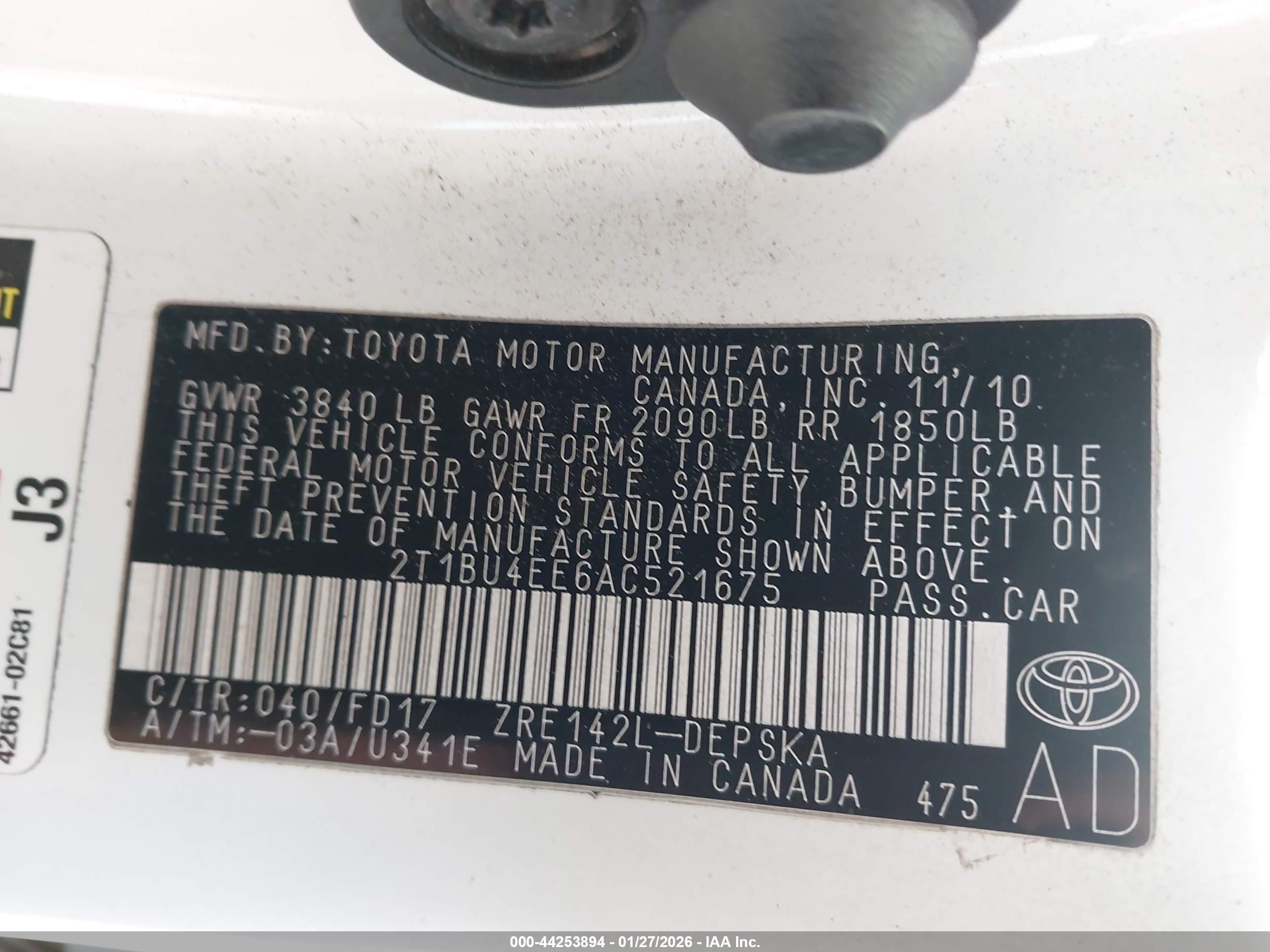 TOYOTA COROLLA image 9