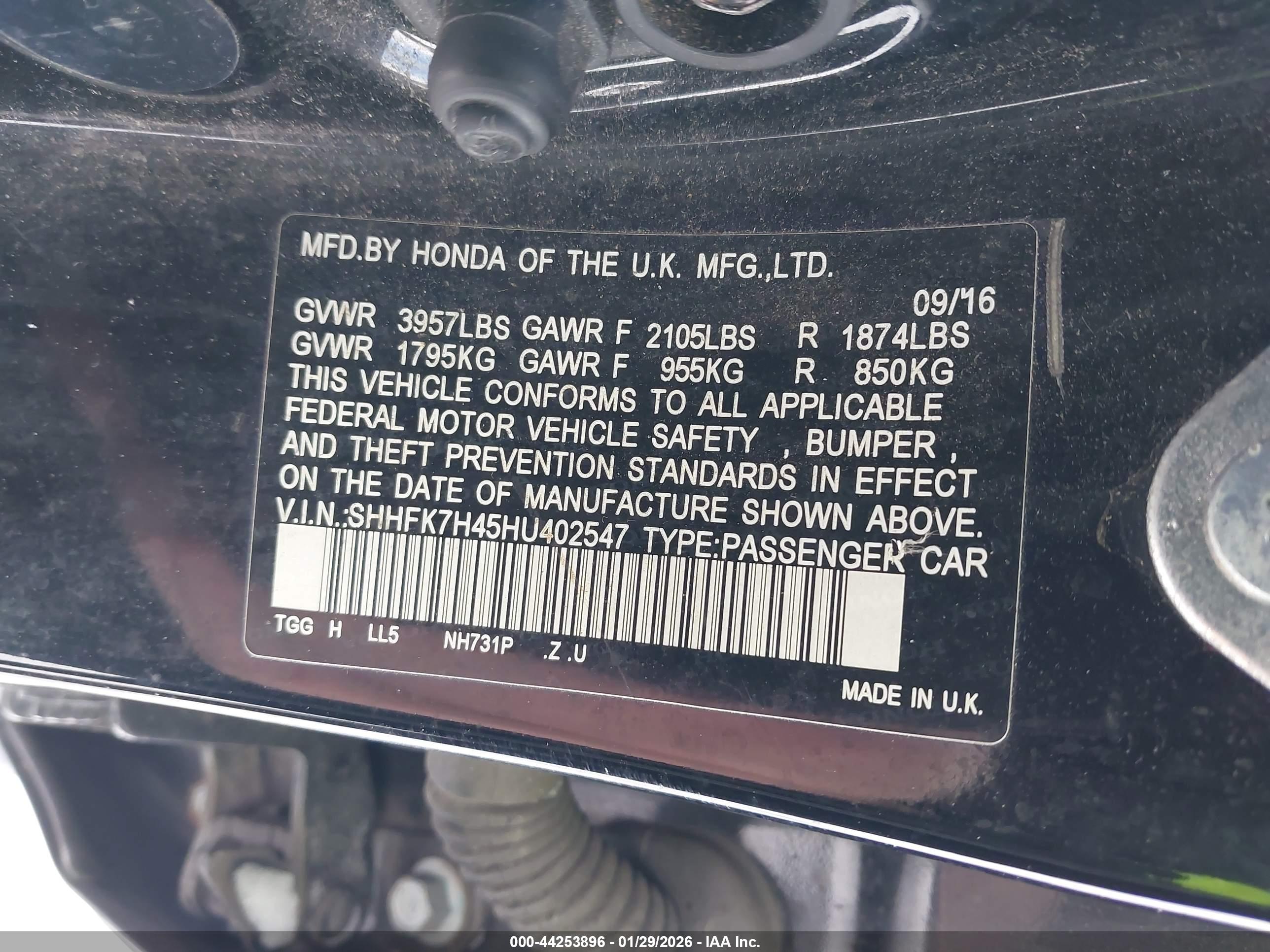 HONDA CIVIC image 9