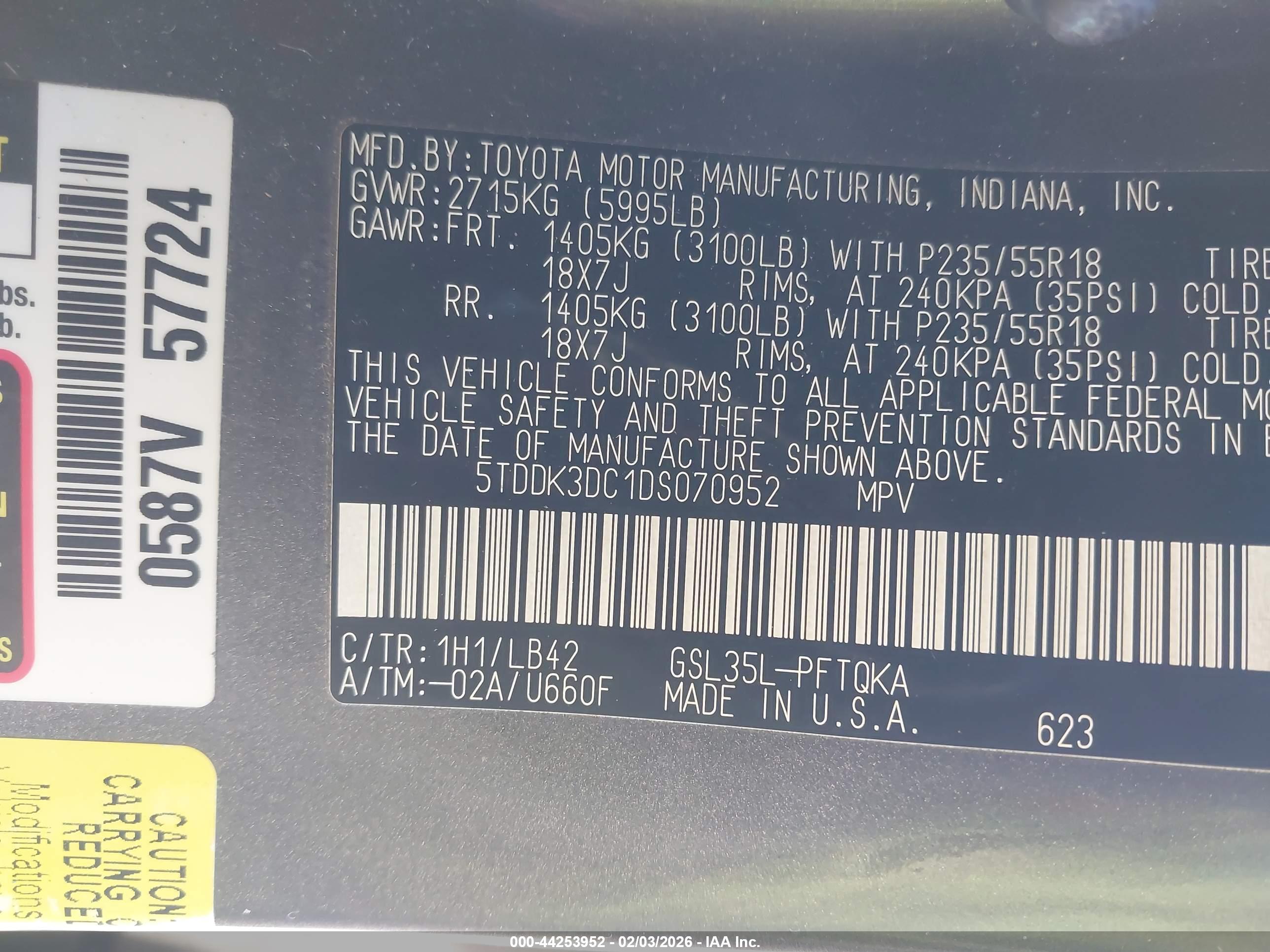 TOYOTA SIENNA image 9