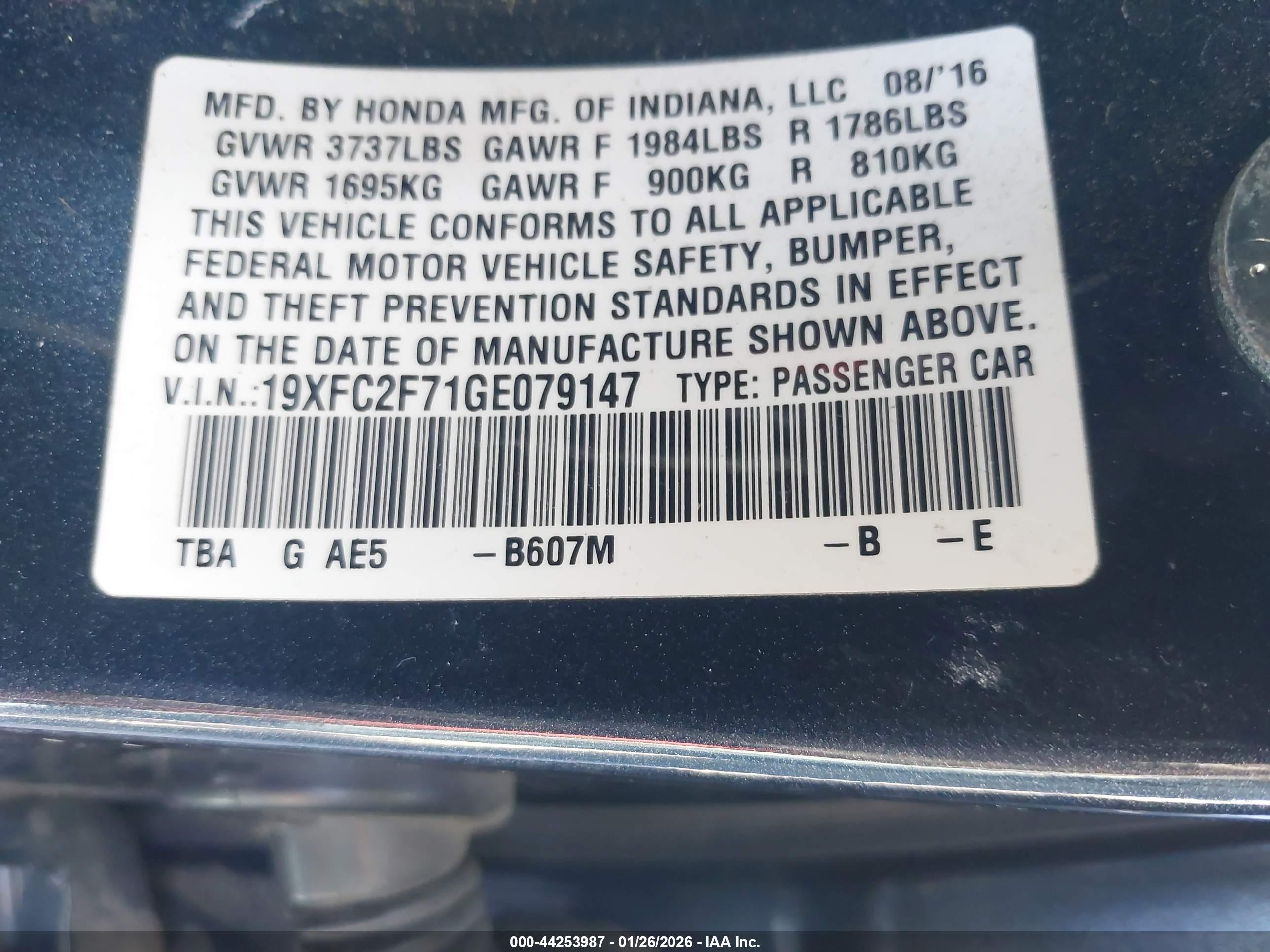 HONDA CIVIC image 9