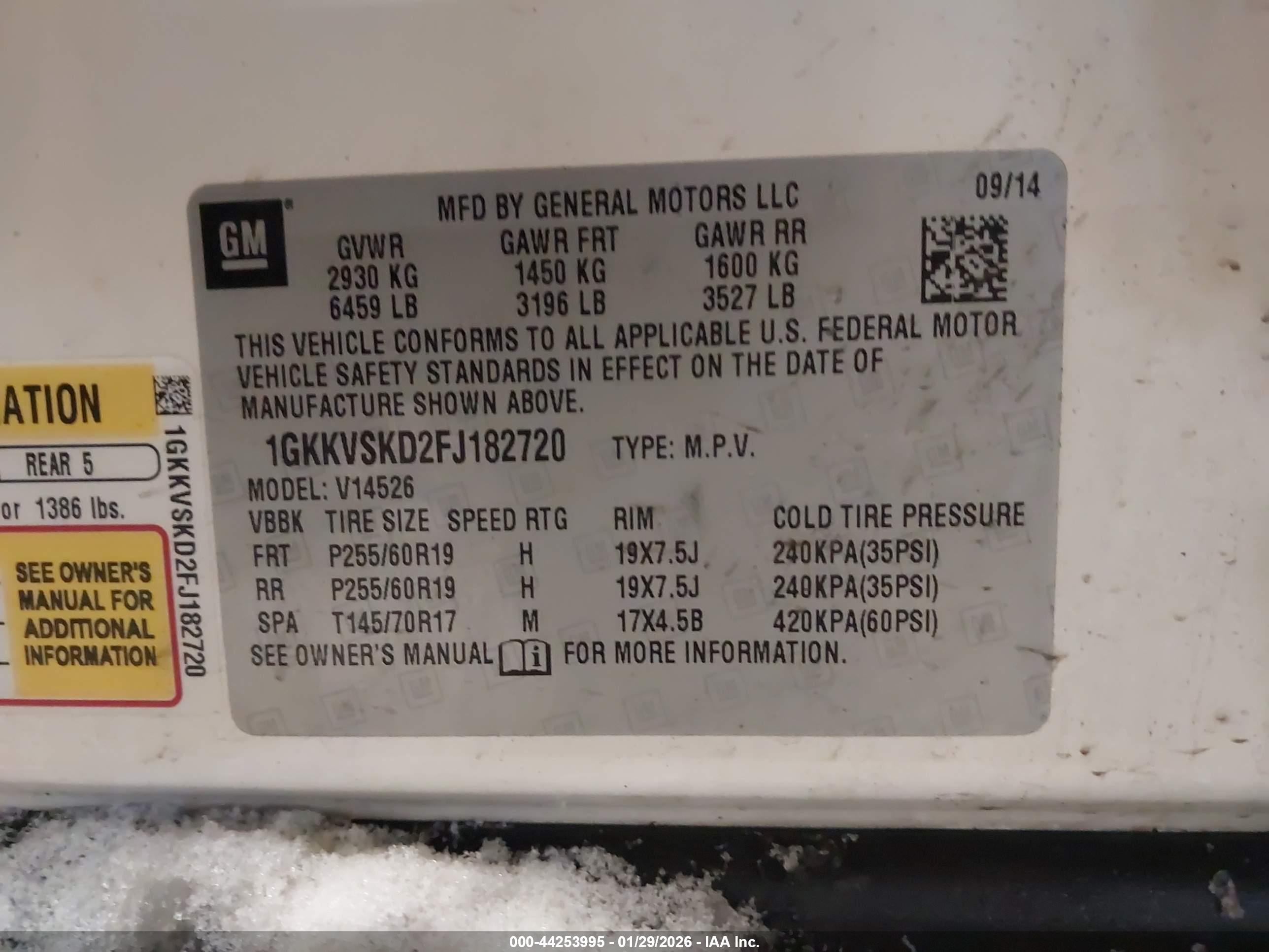GMC ACADIA image 9
