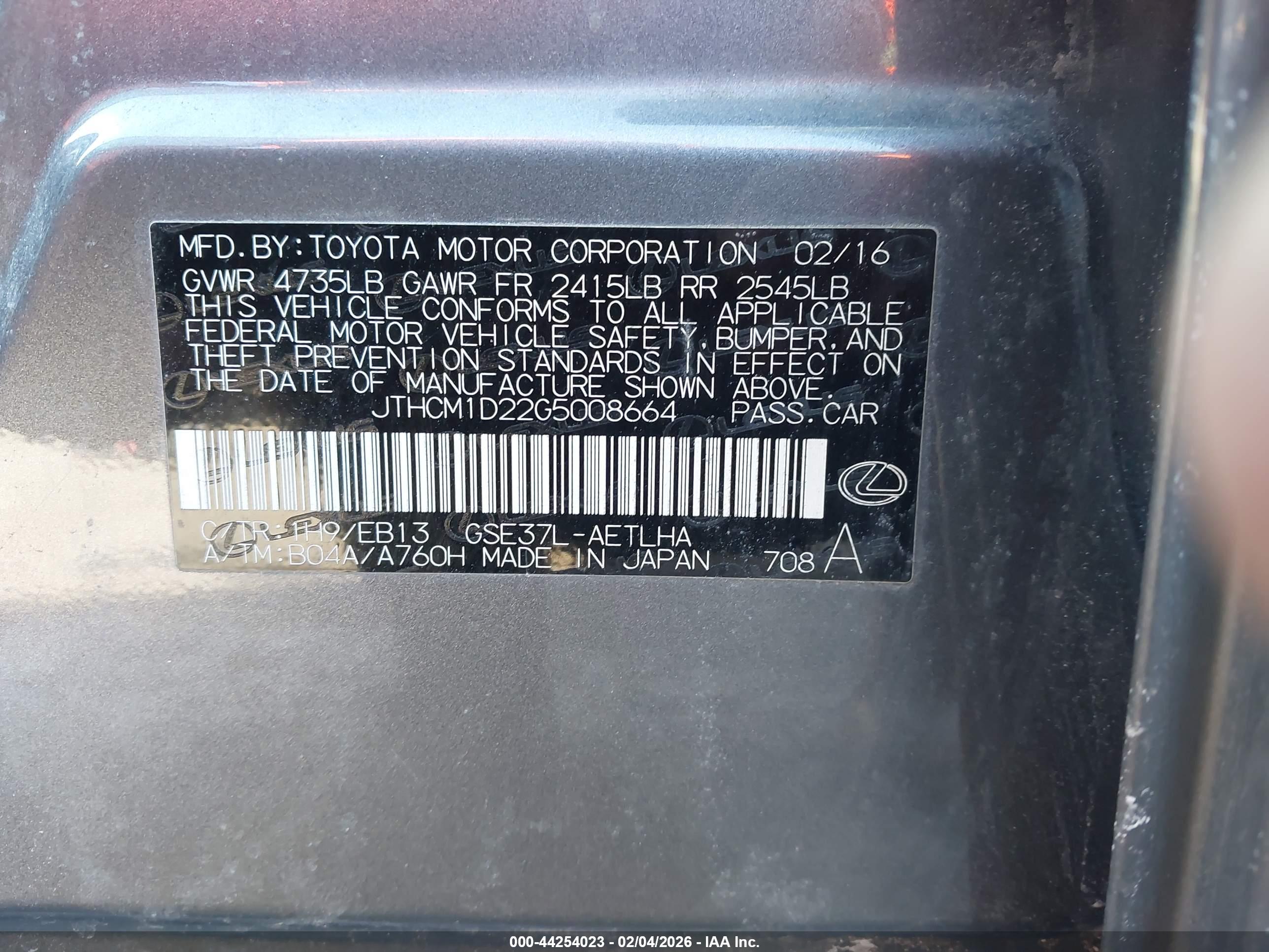 LEXUS IS image 9