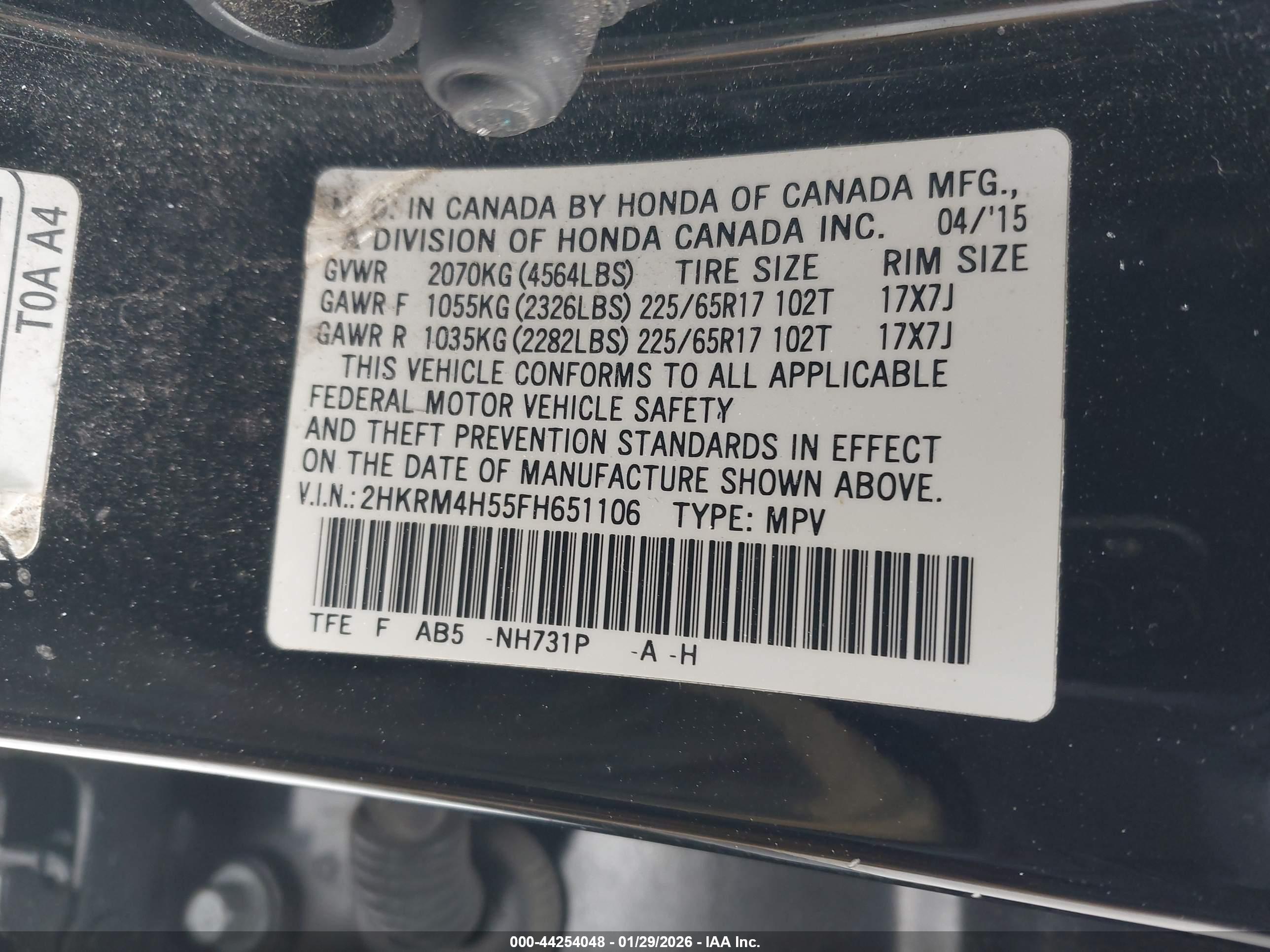 HONDA CR-V image 9
