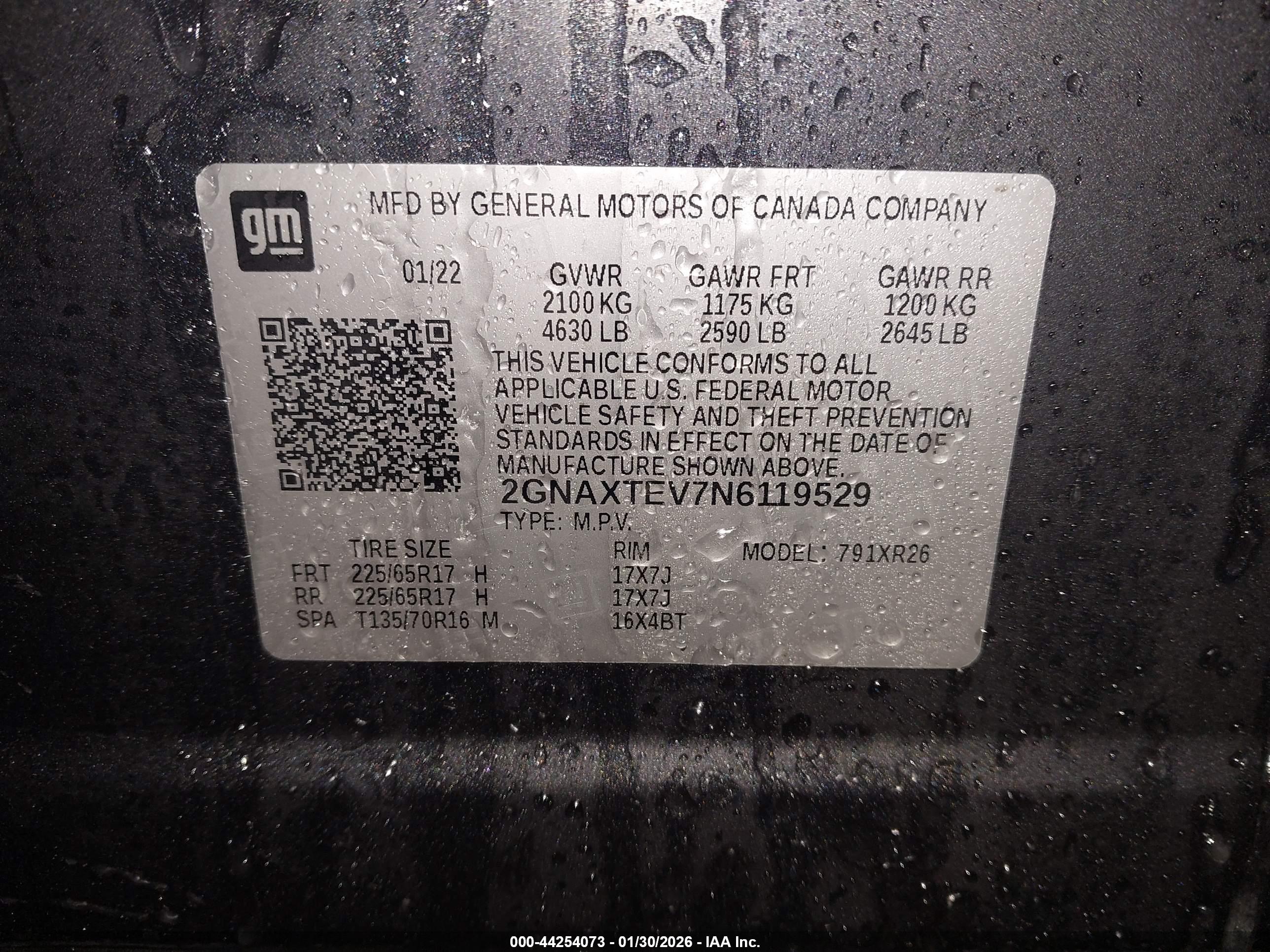 CHEVROLET EQUINOX image 9