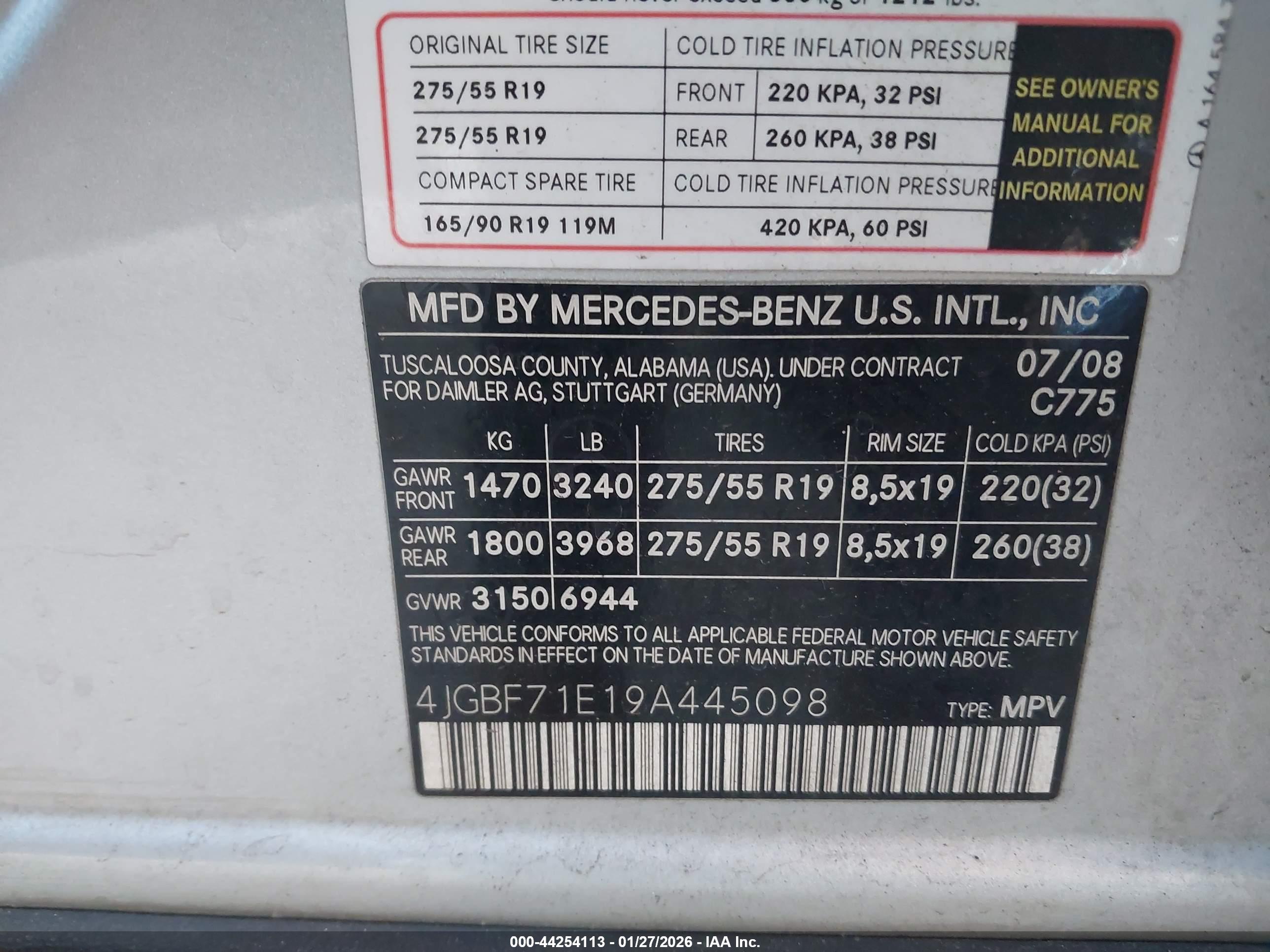 MERCEDES-BENZ GL image 9