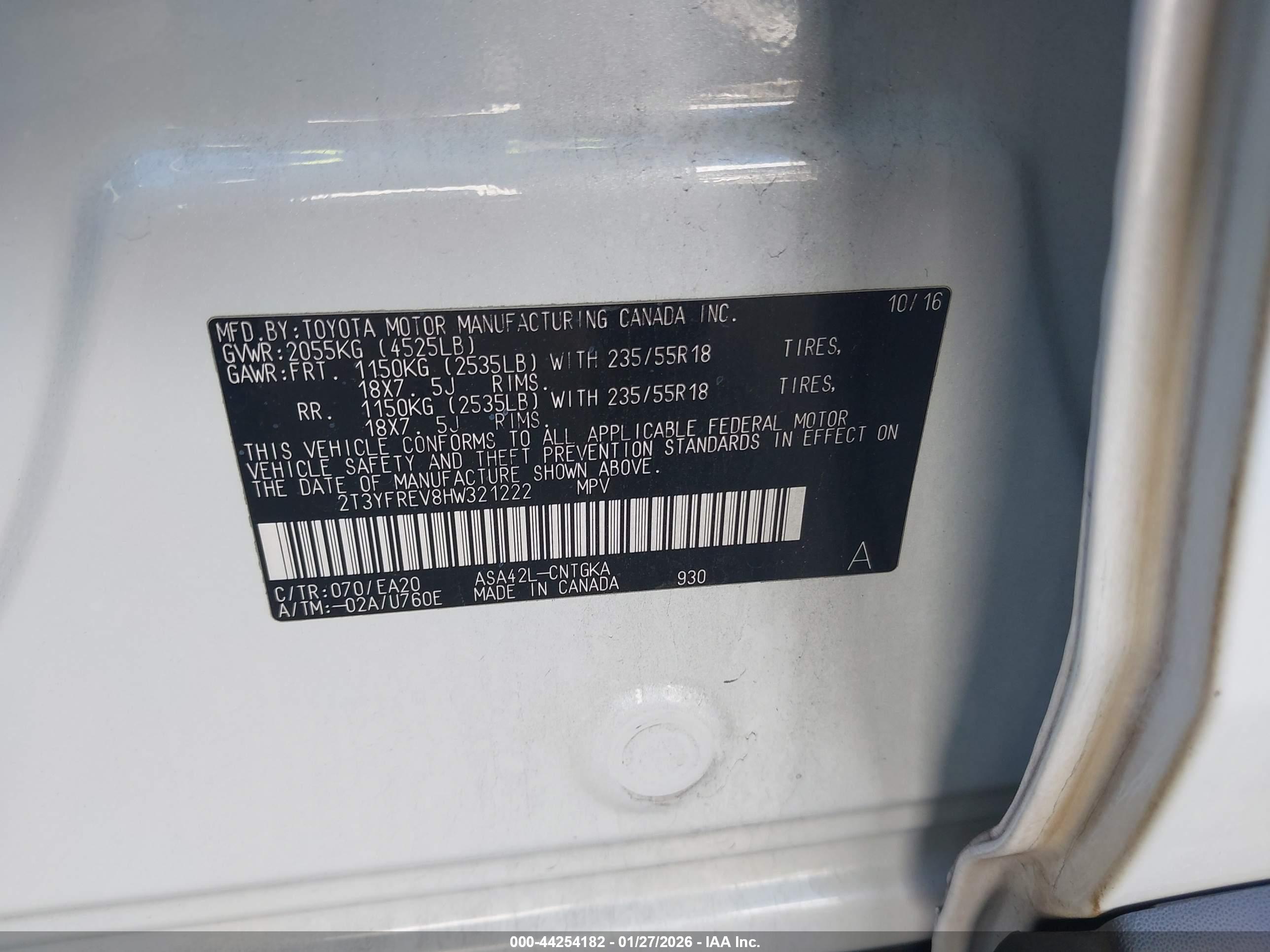 TOYOTA RAV4 image 9