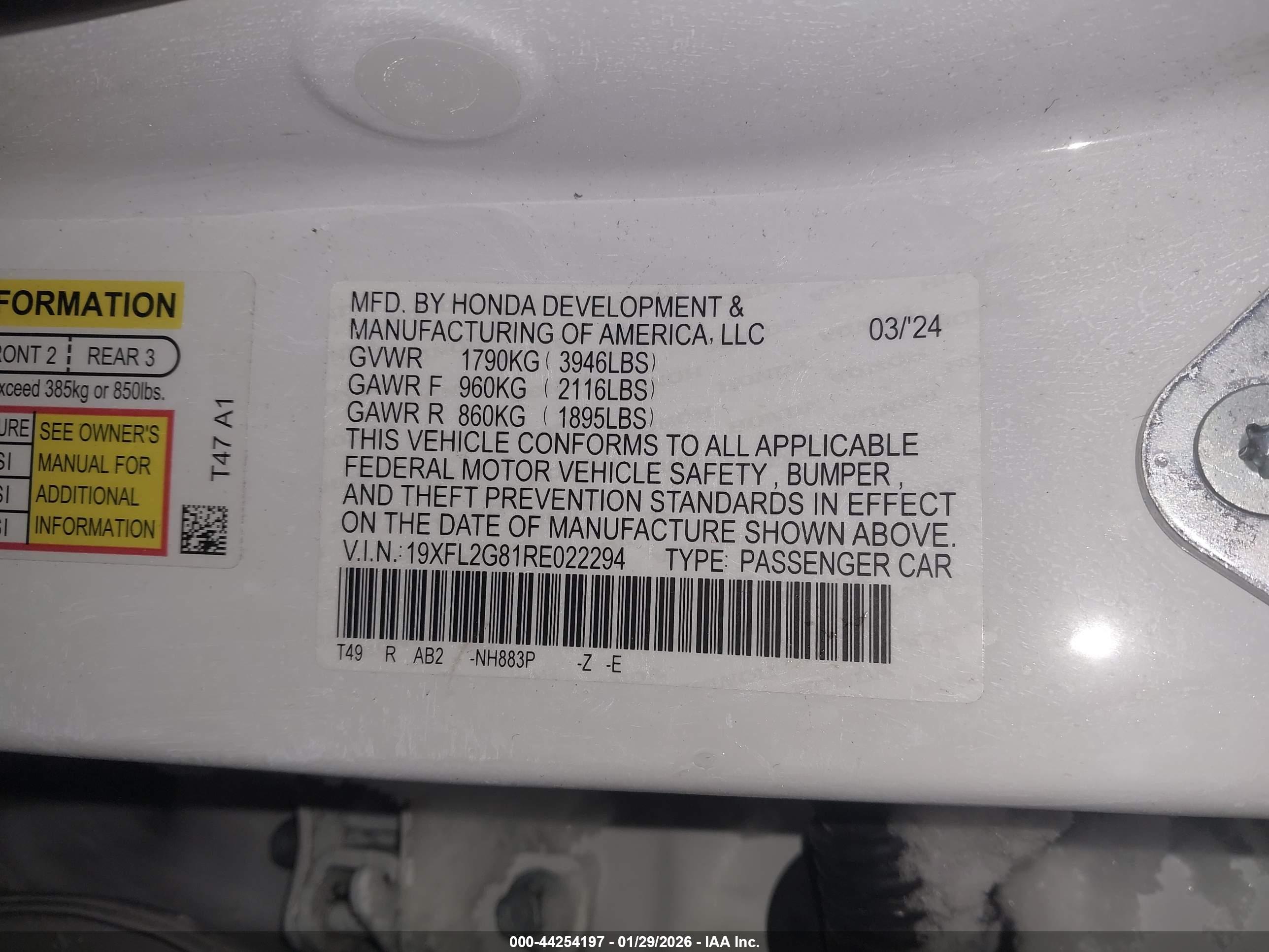 HONDA CIVIC image 9