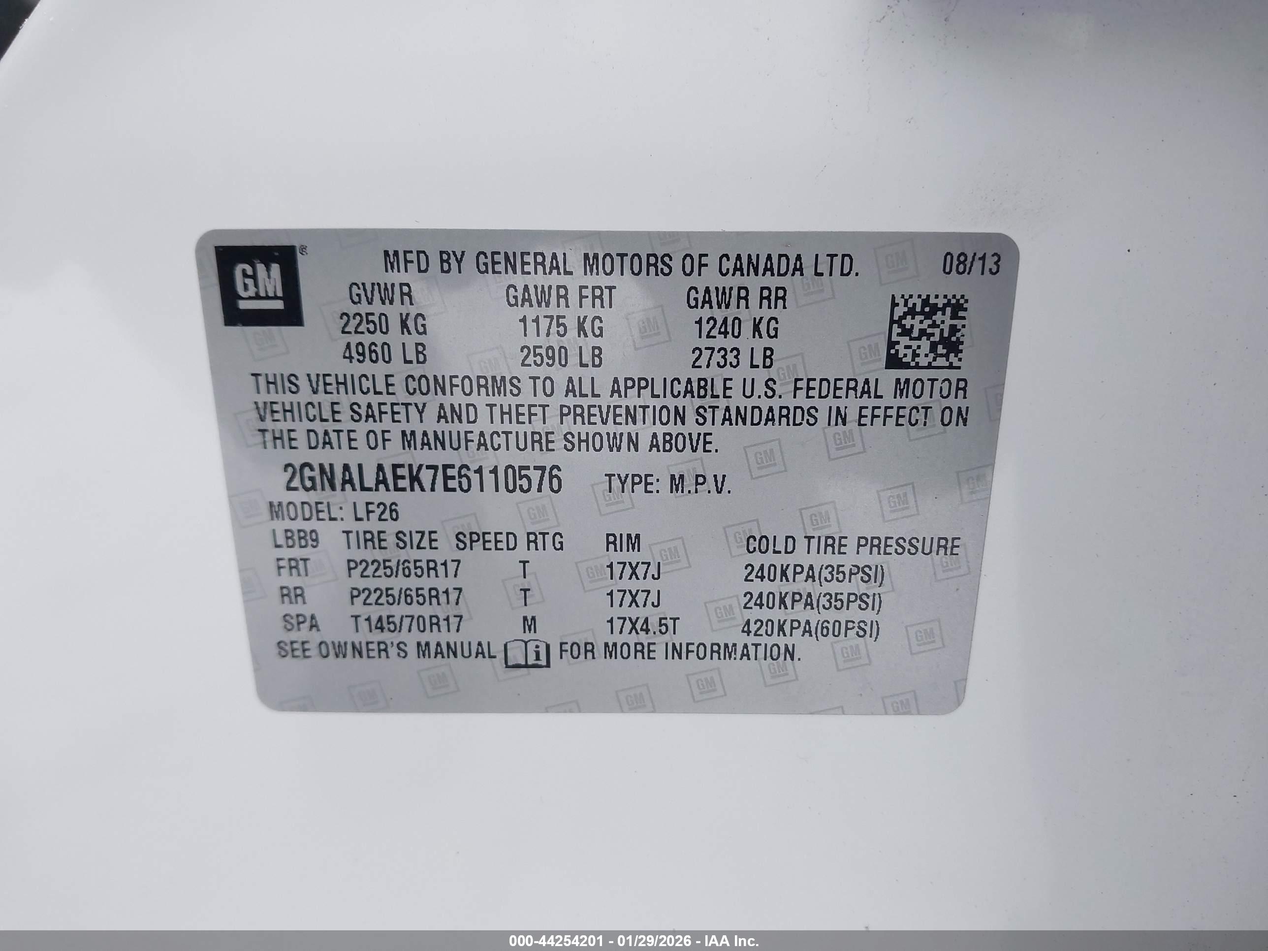 CHEVROLET EQUINOX image 9