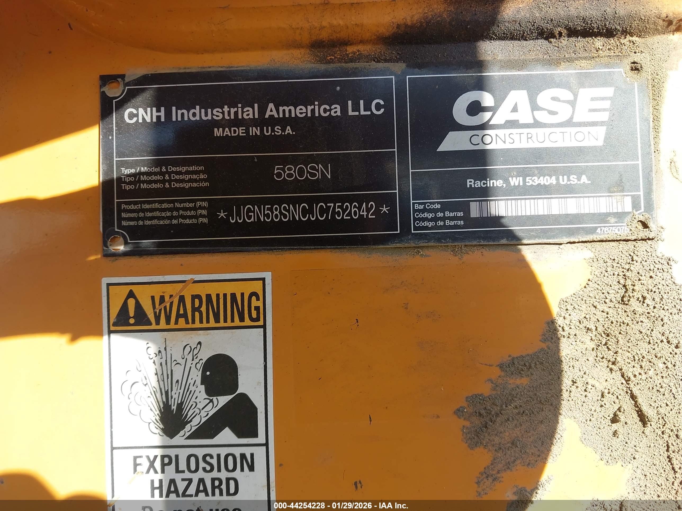 CASE 580SN image 9