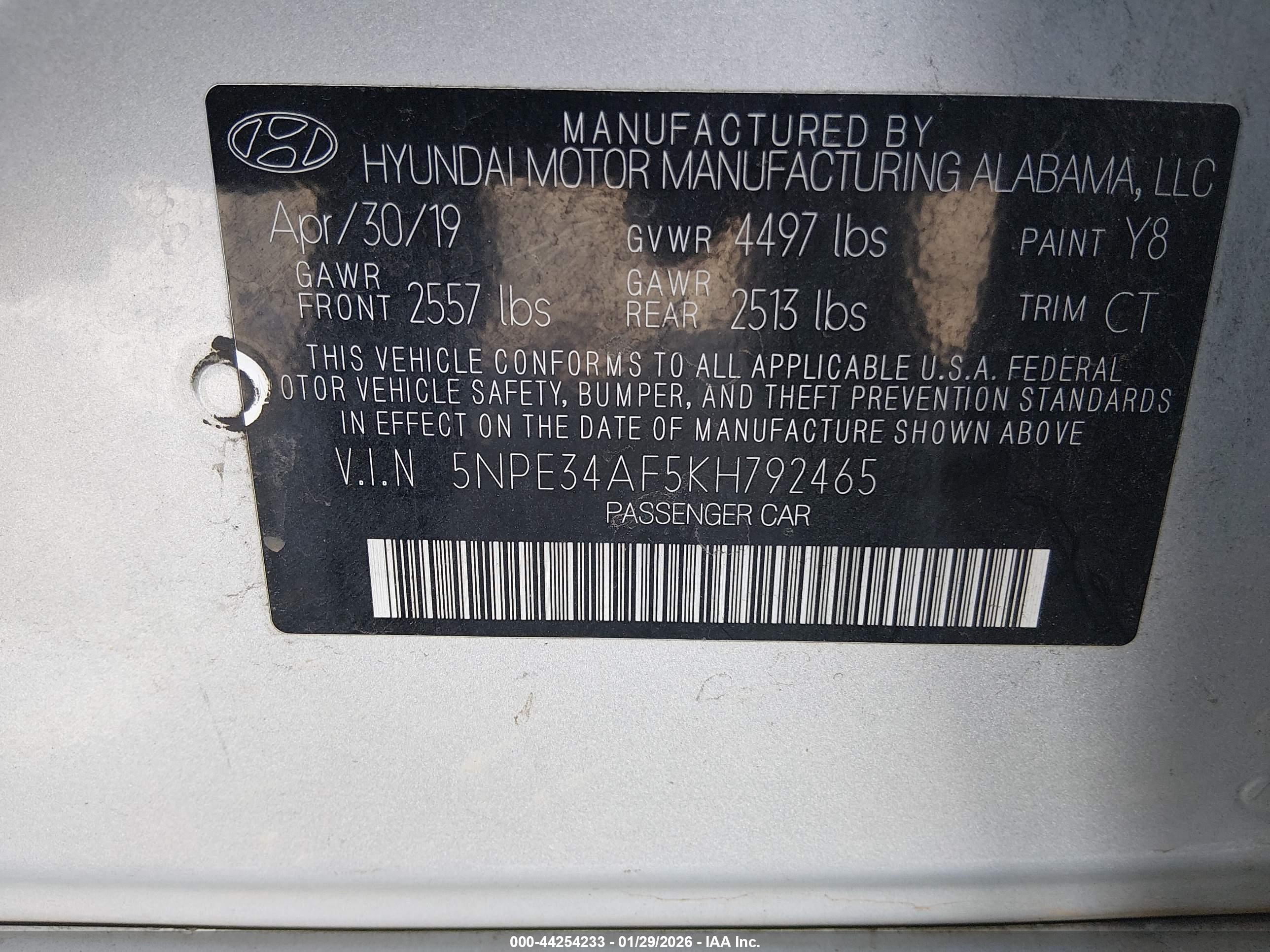 HYUNDAI SONATA image 9