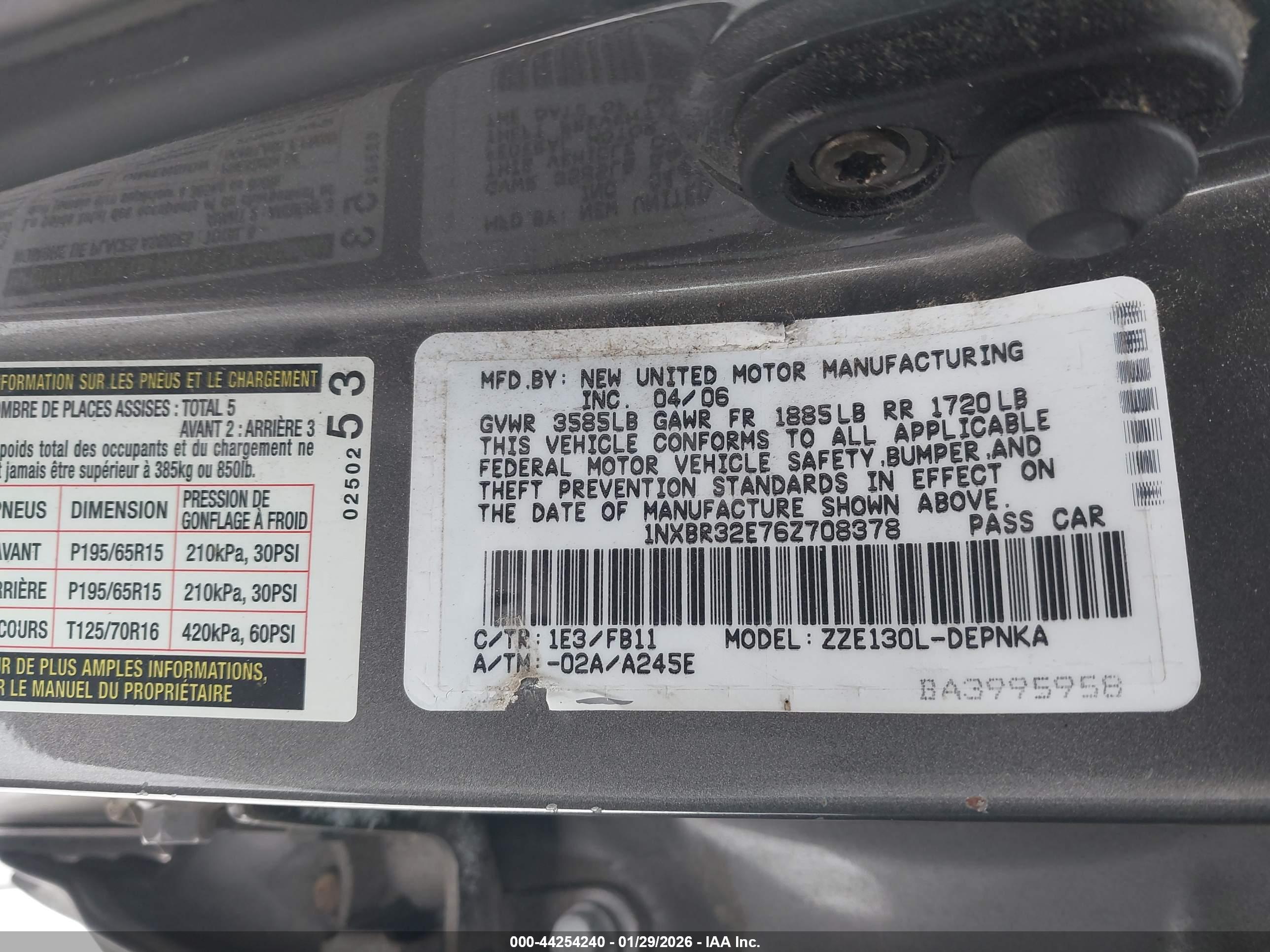 TOYOTA COROLLA image 9