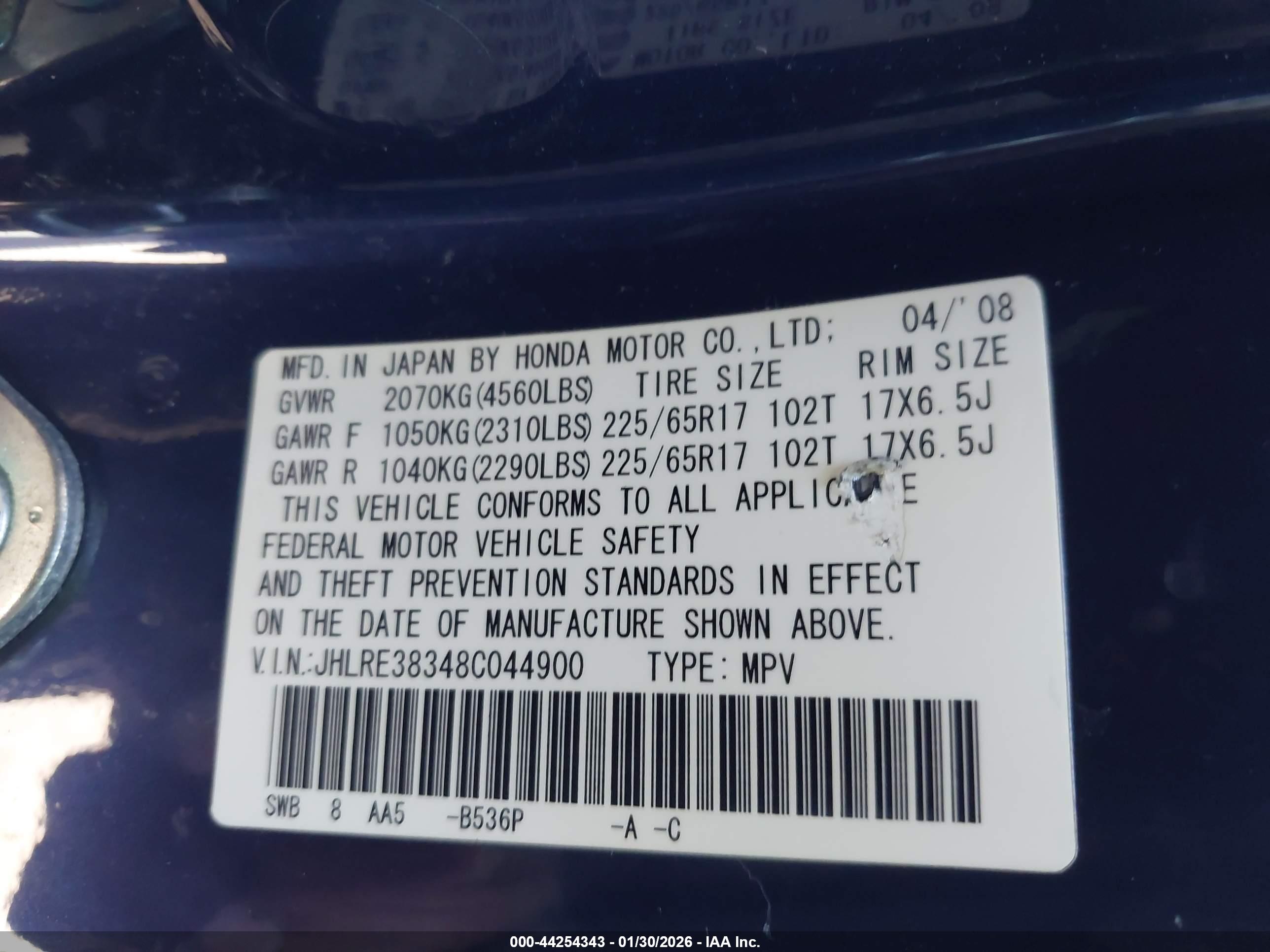 HONDA CR-V image 9
