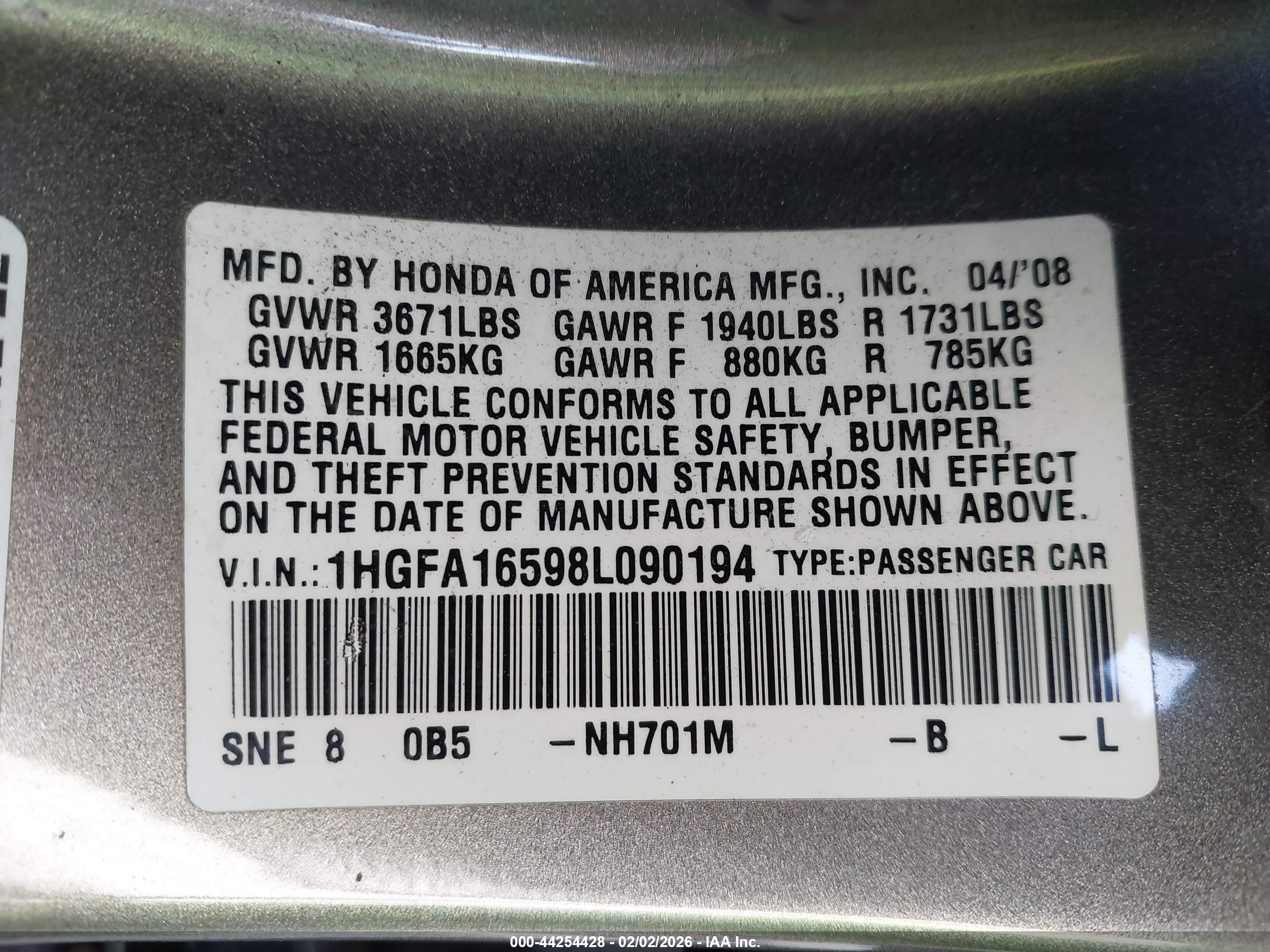 HONDA CIVIC image 9