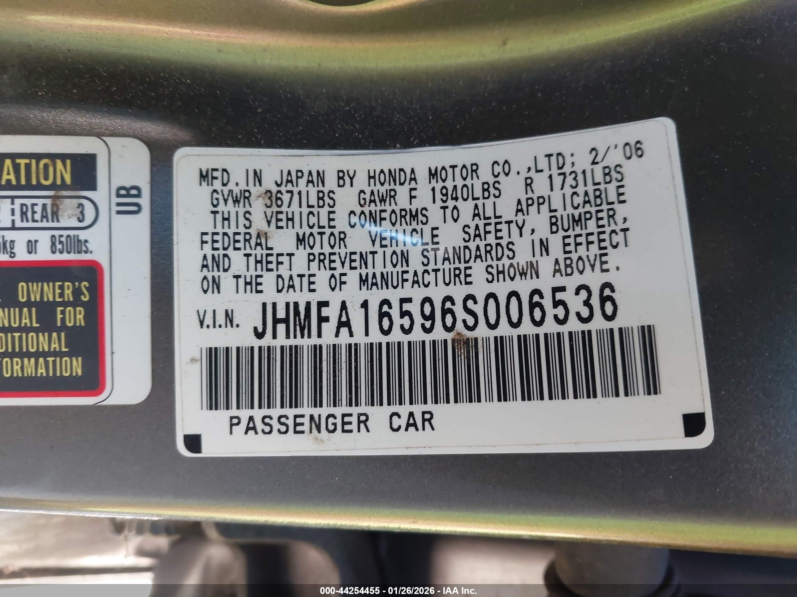 HONDA CIVIC image 9