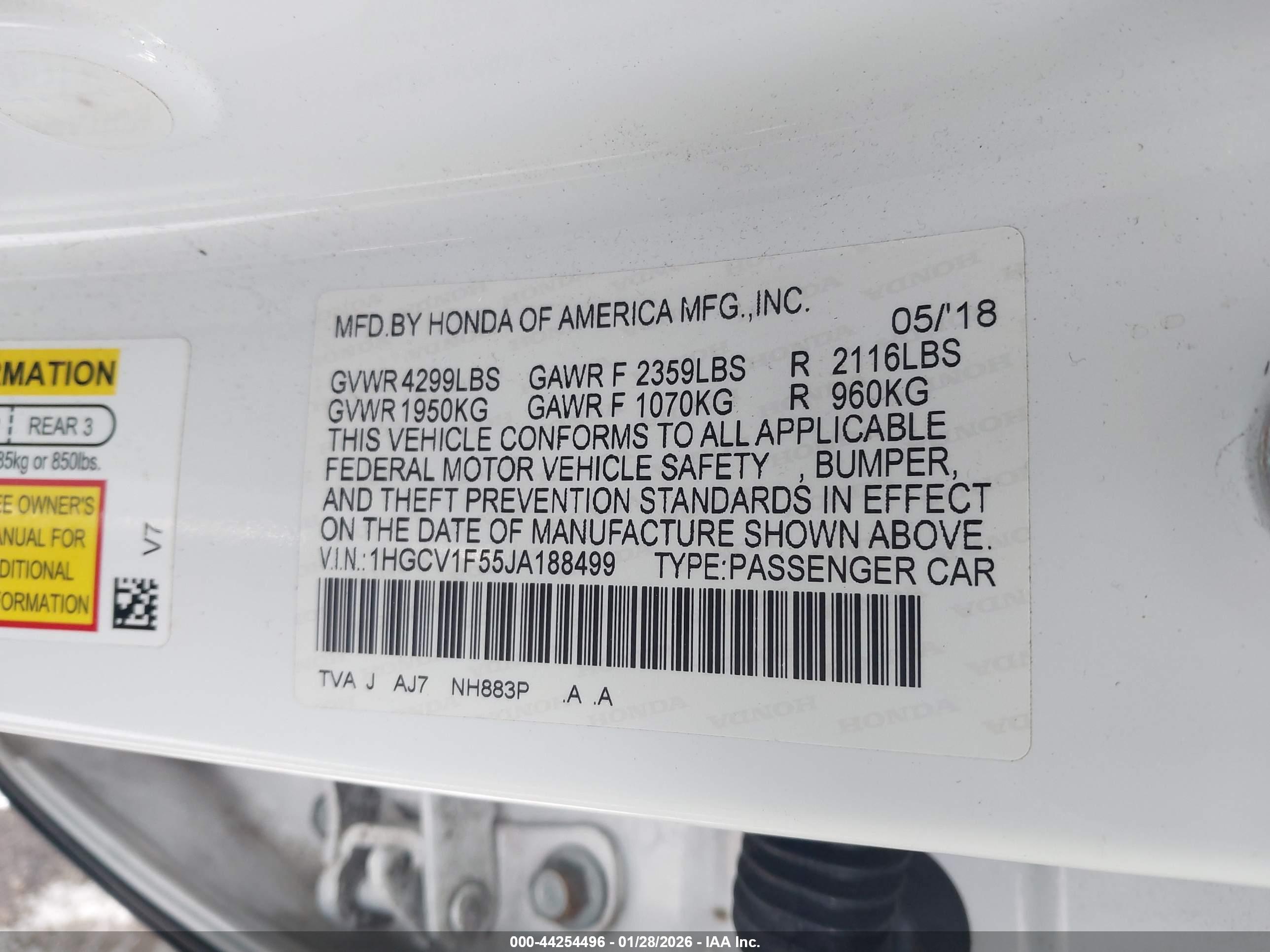 HONDA ACCORD image 9