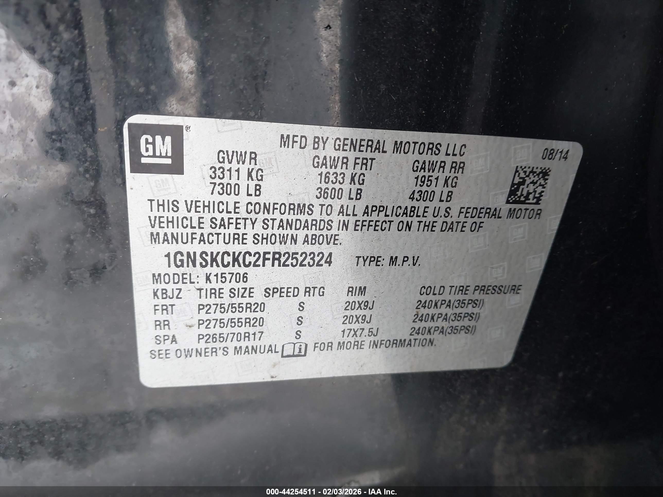 CHEVROLET TAHOE image 9