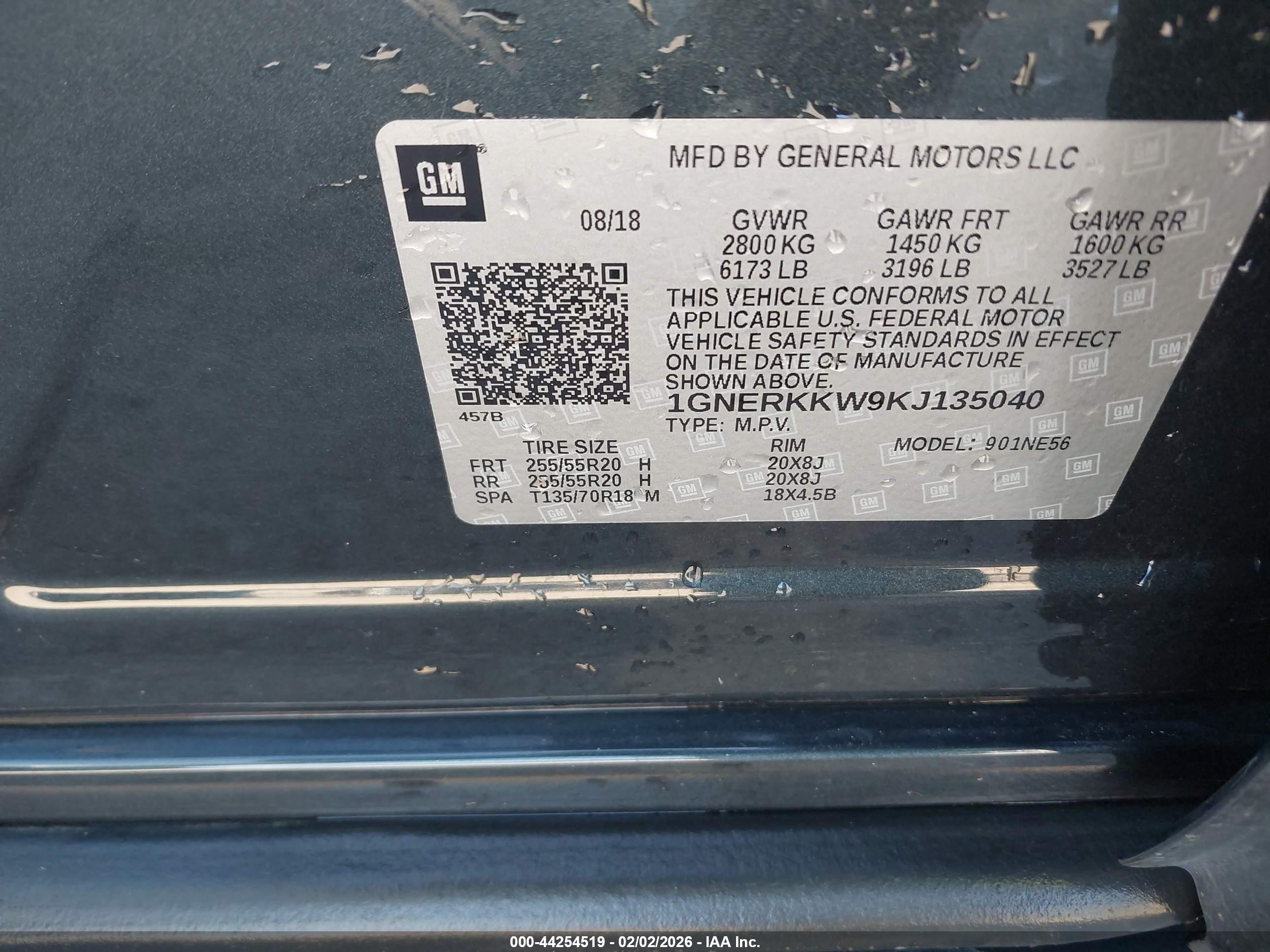 CHEVROLET TRAVERSE image 9