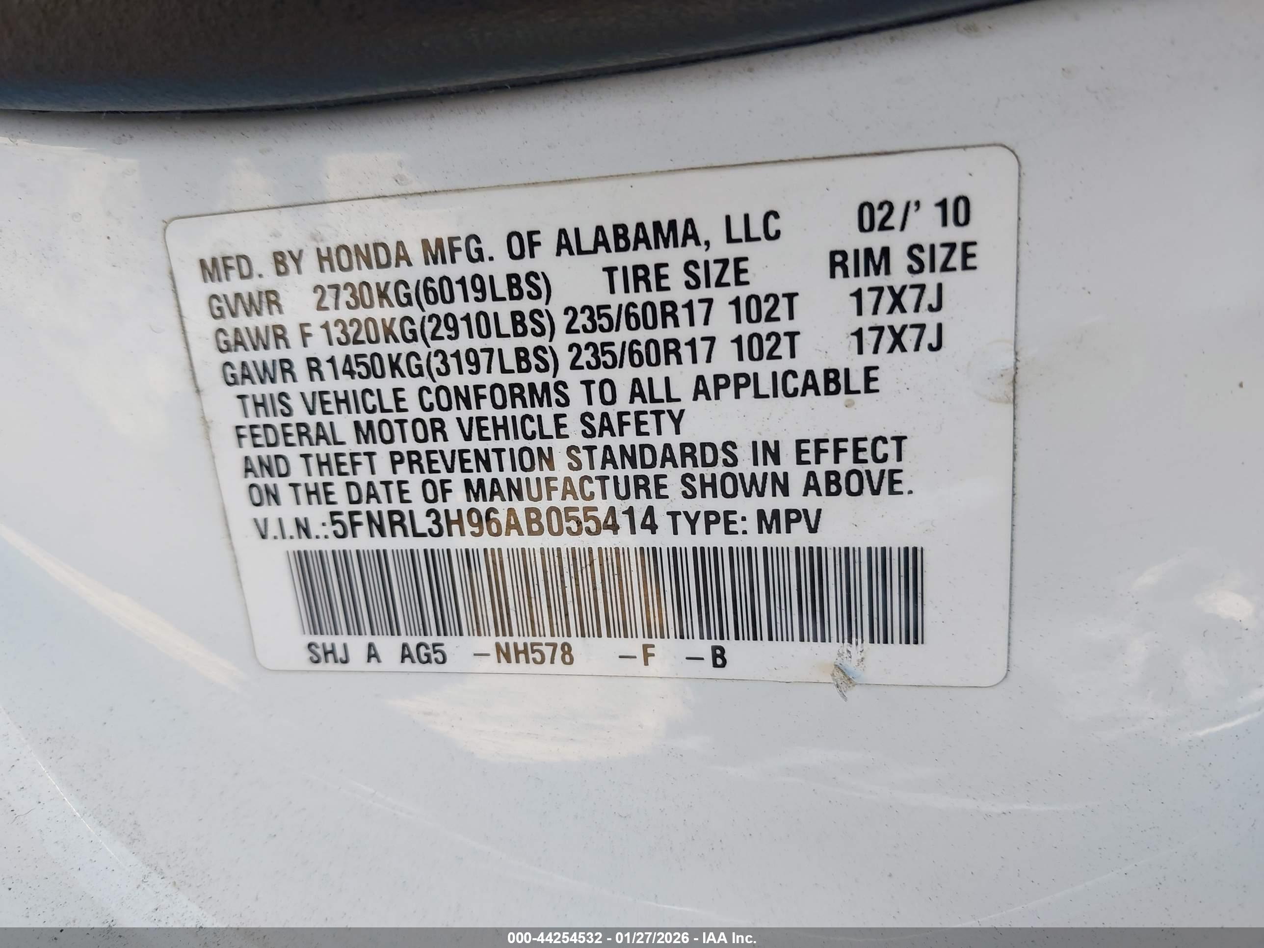 HONDA ODYSSEY image 9