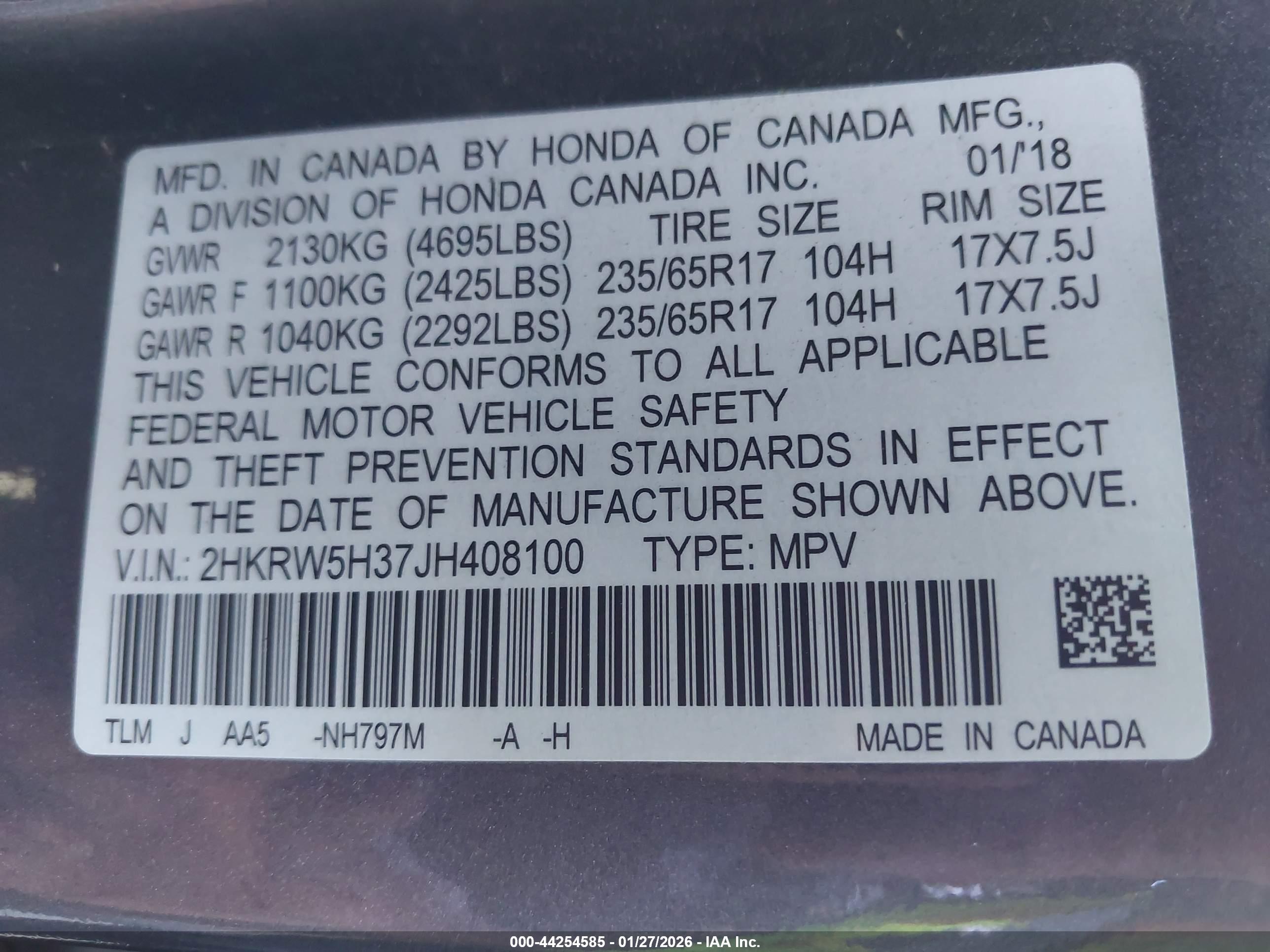 HONDA CR-V image 9