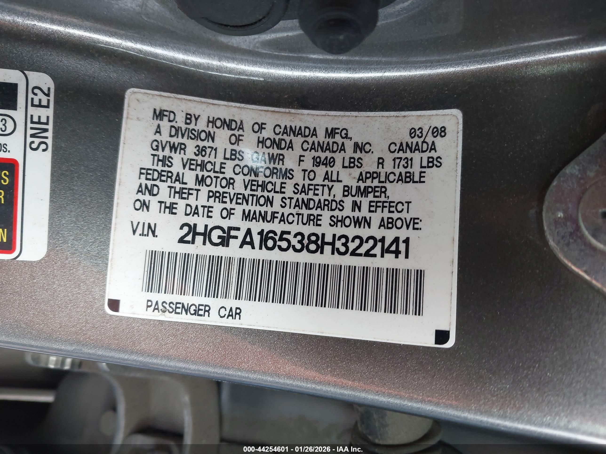 HONDA CIVIC image 9