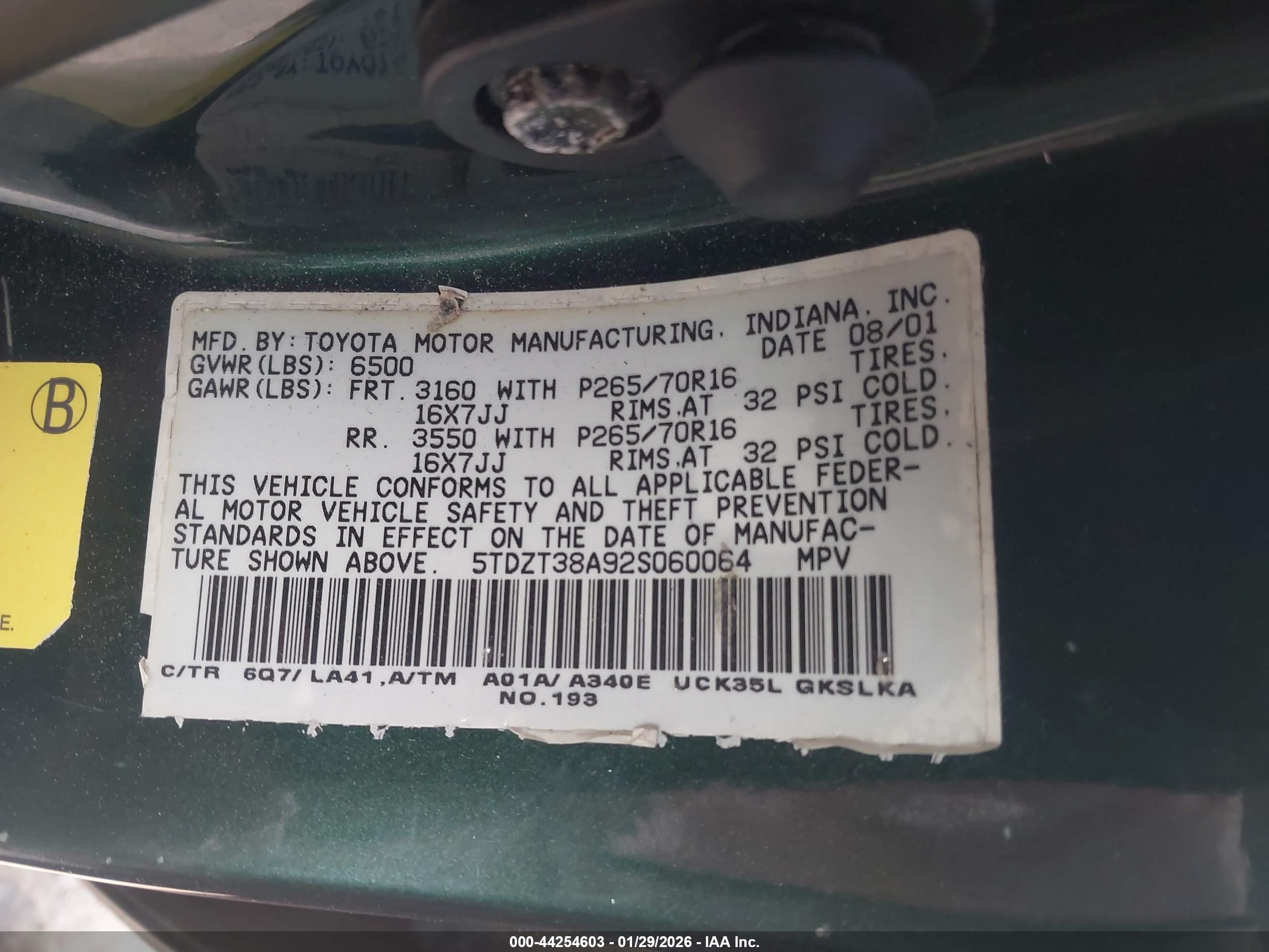 TOYOTA SEQUOIA image 9
