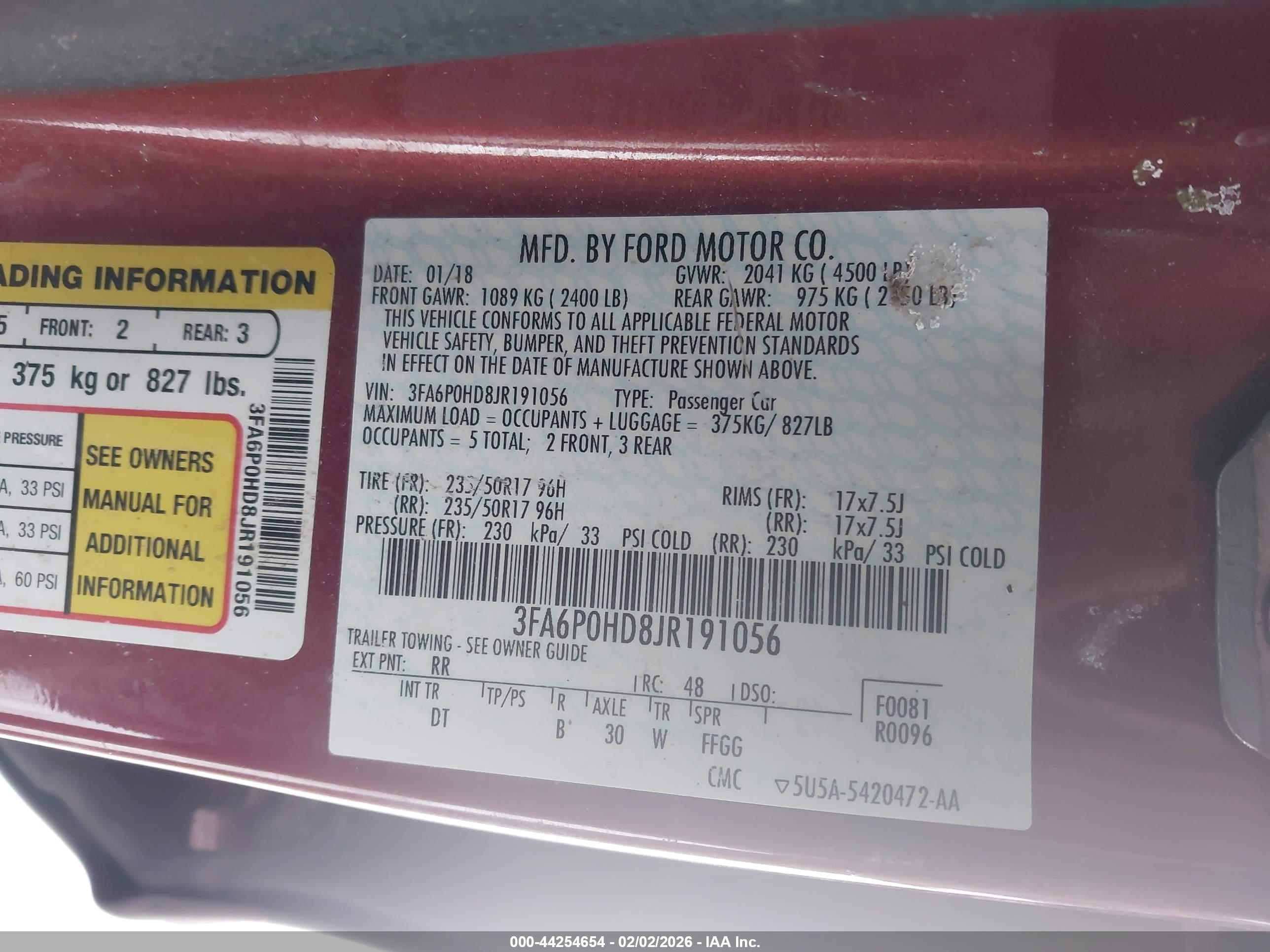 FORD FUSION image 9