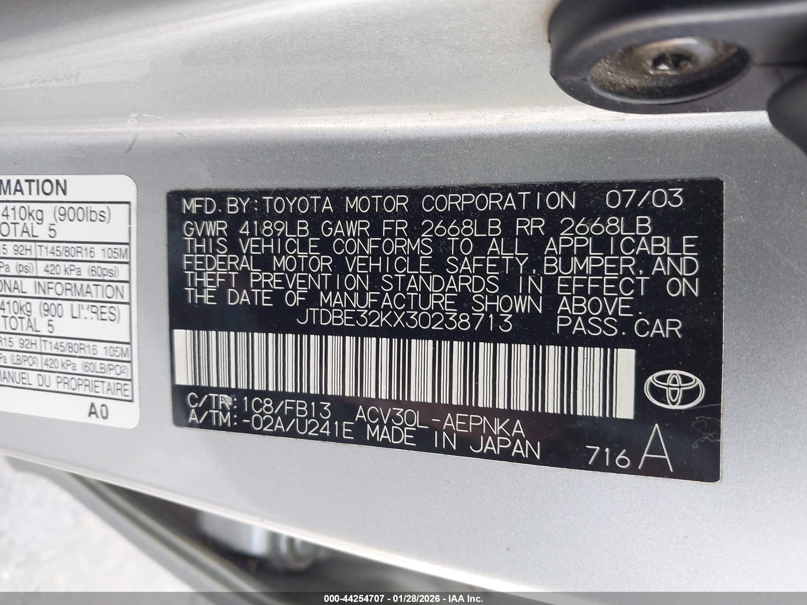 TOYOTA CAMRY image 9