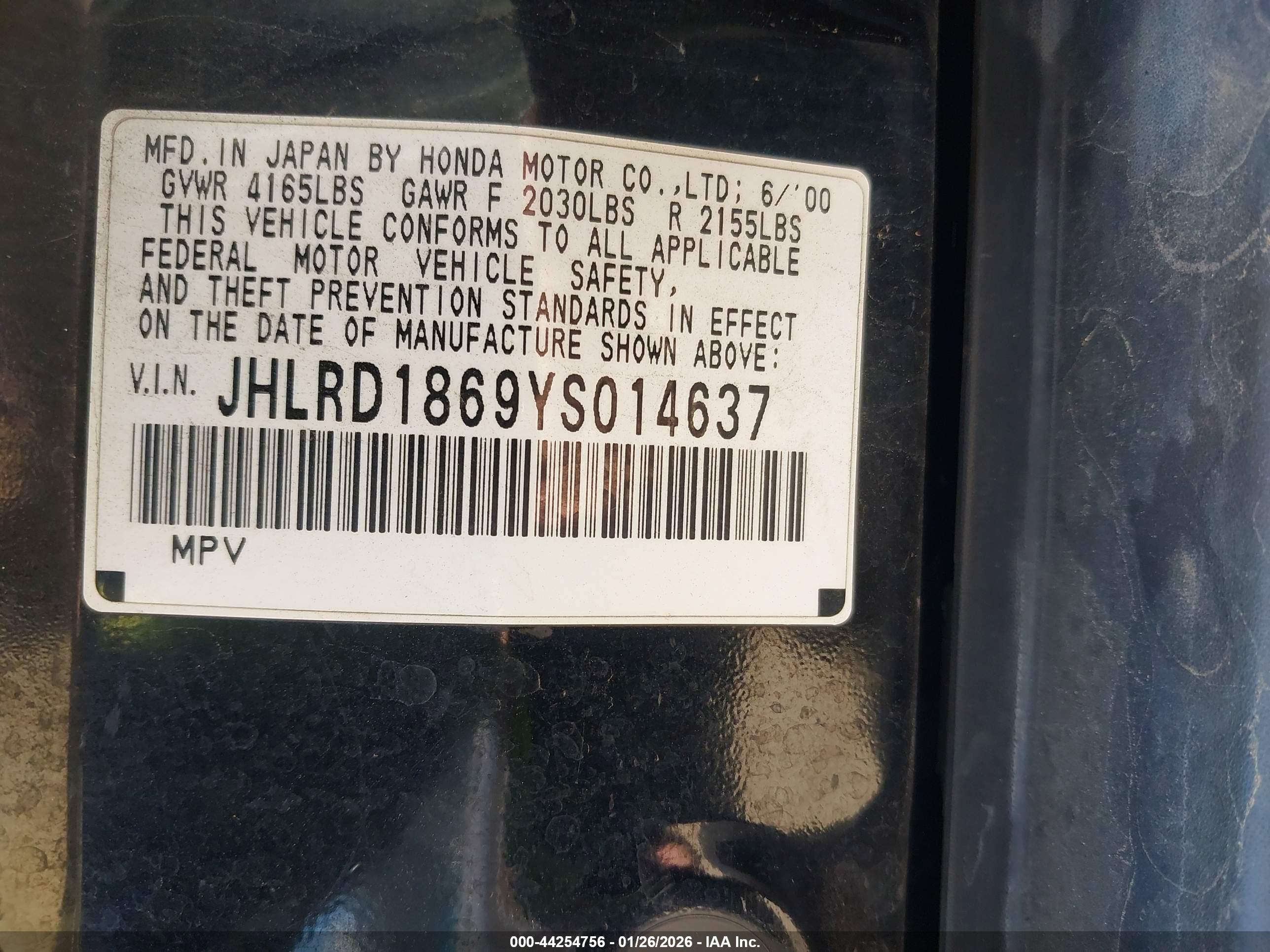 HONDA CR-V image 9
