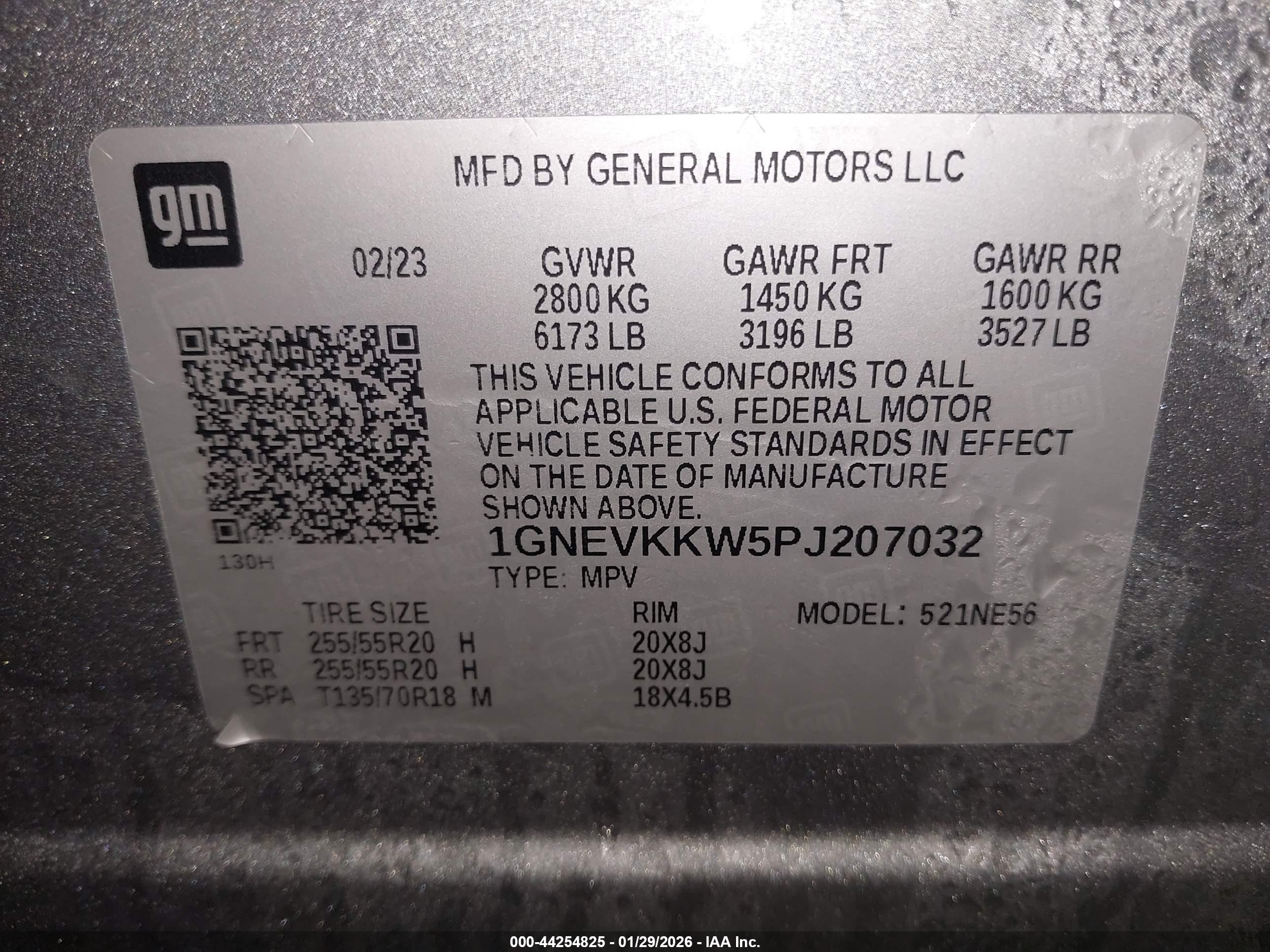 CHEVROLET TRAVERSE image 9