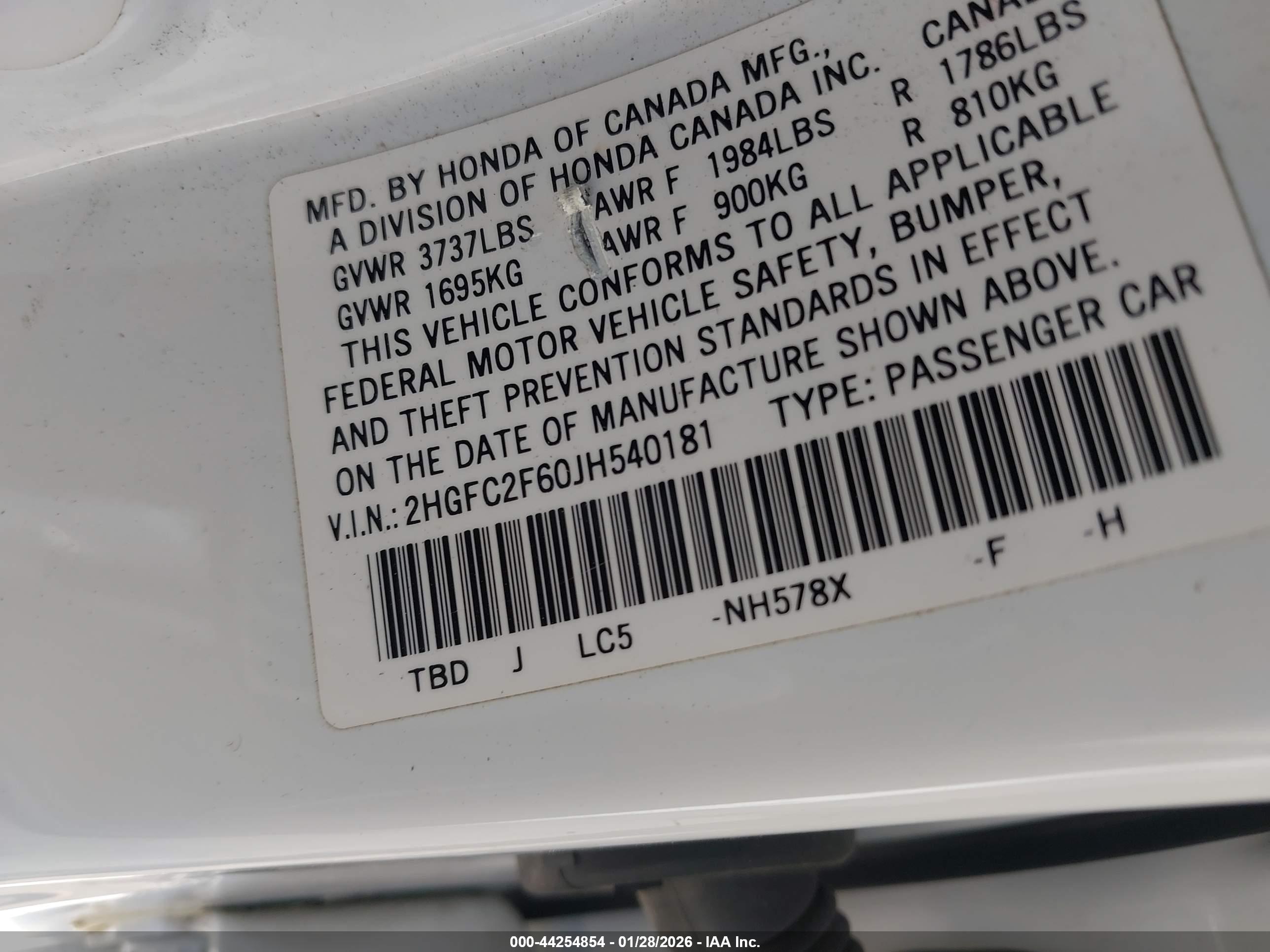 HONDA CIVIC image 9