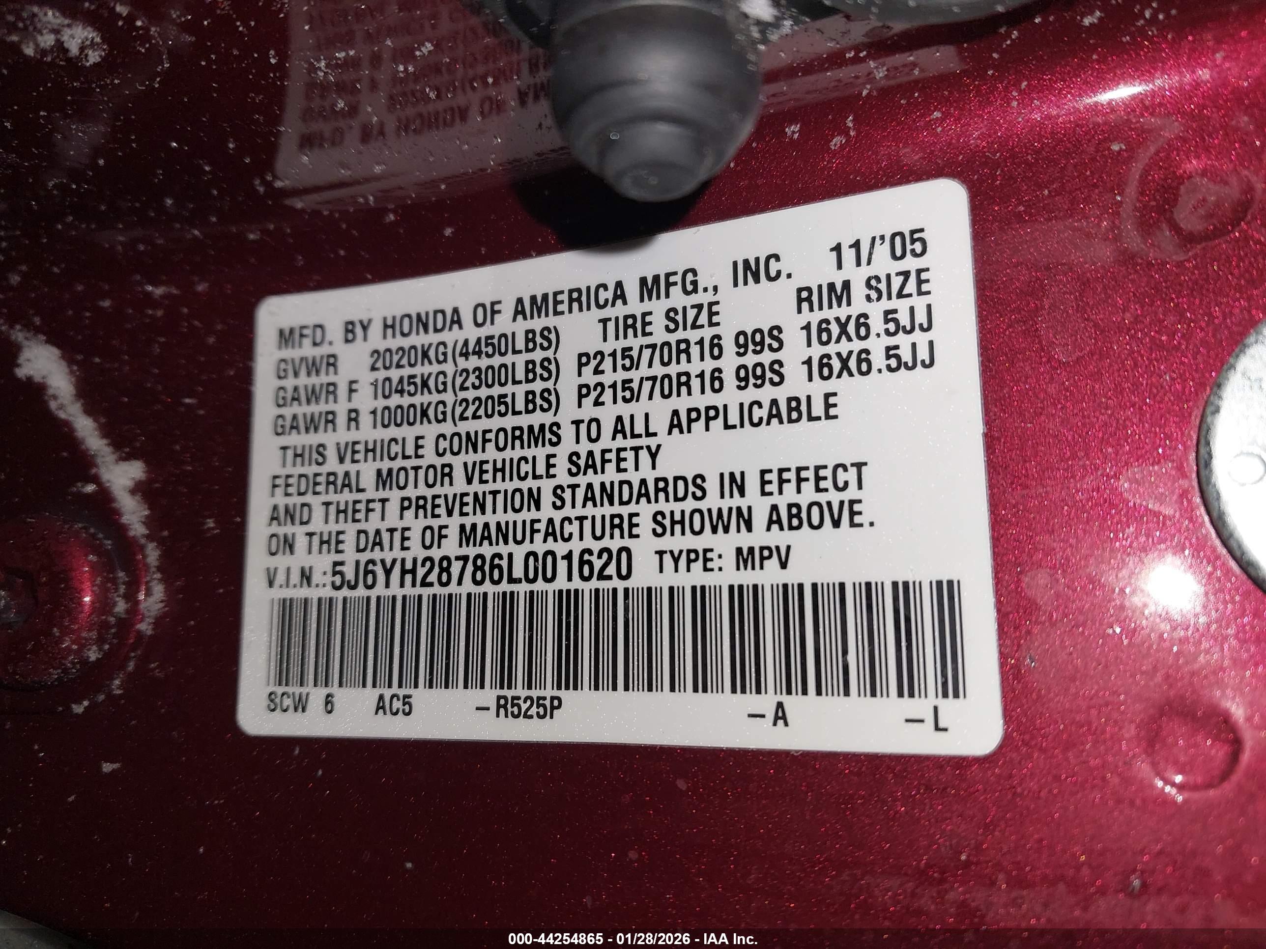 HONDA ELEMENT image 9
