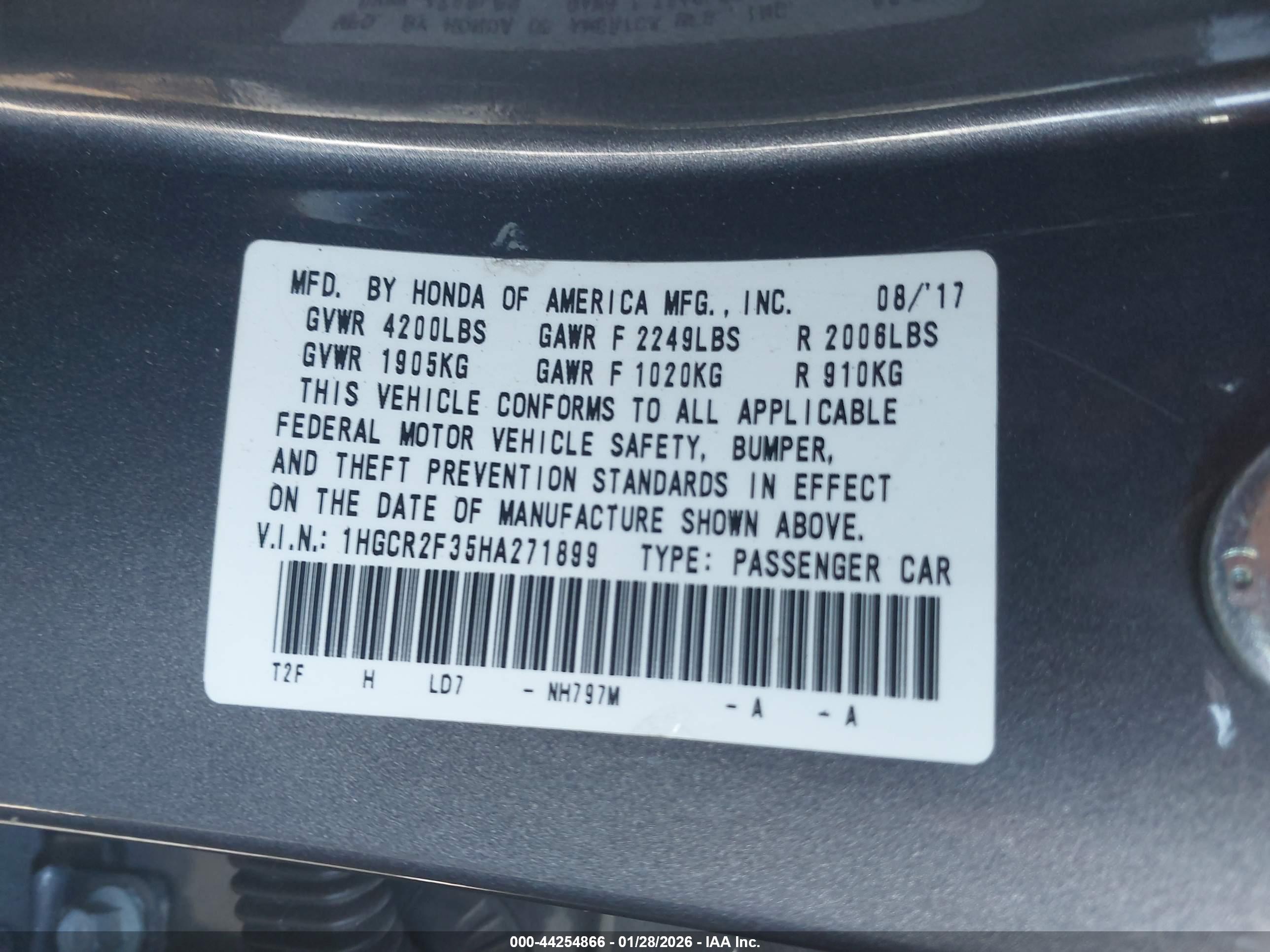 HONDA ACCORD image 9