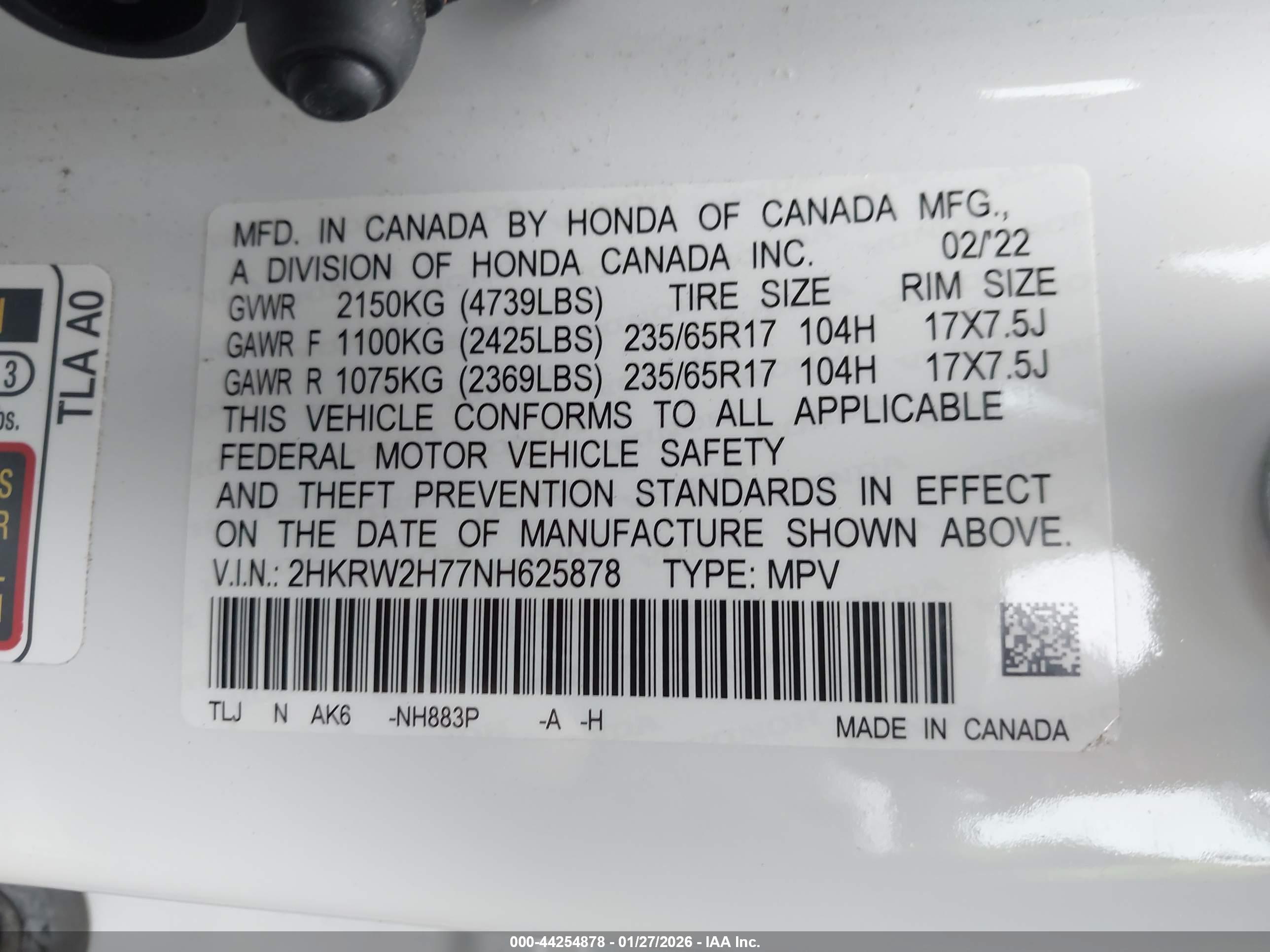 HONDA CR-V image 9