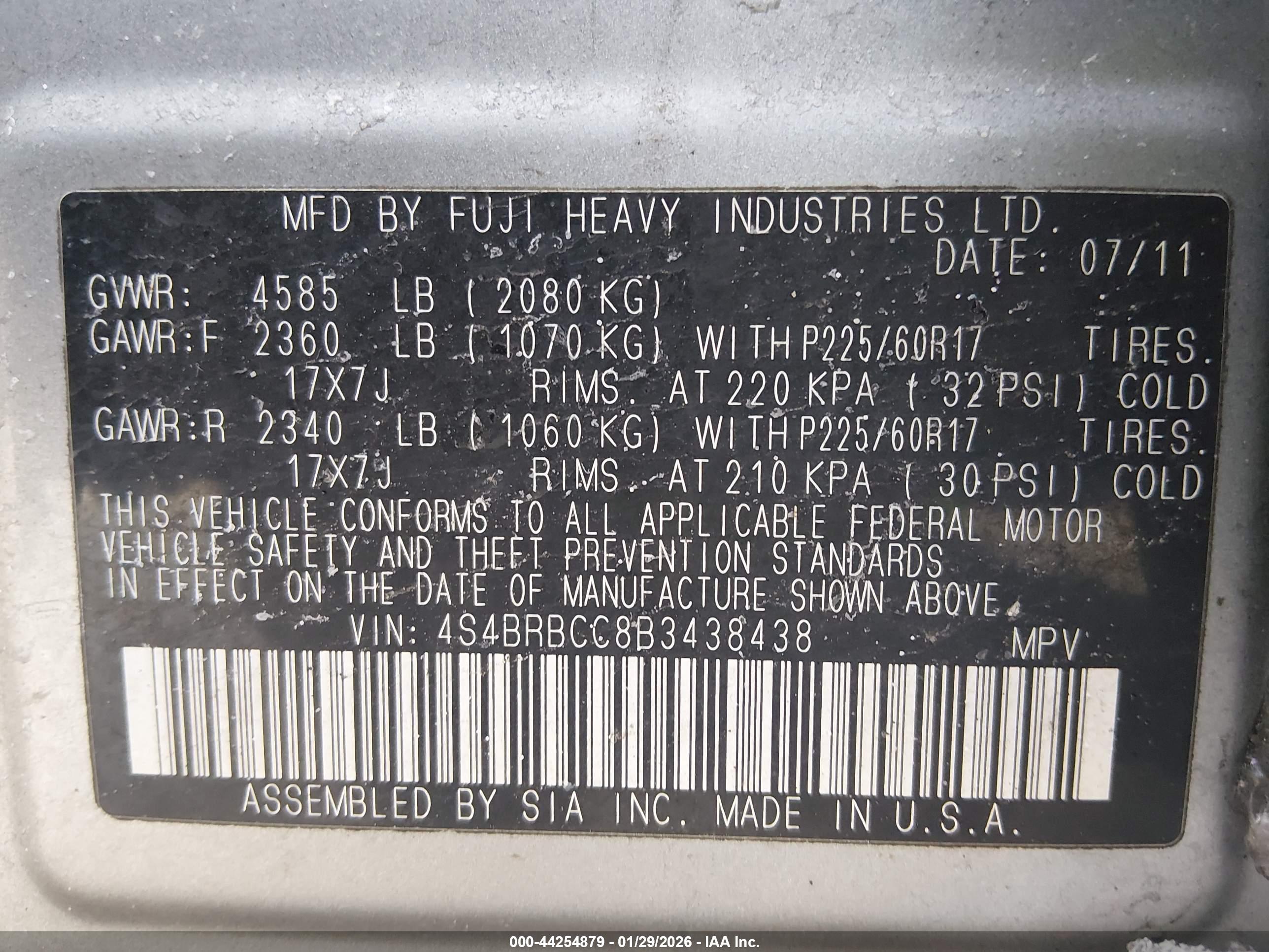 SUBARU OUTBACK image 9
